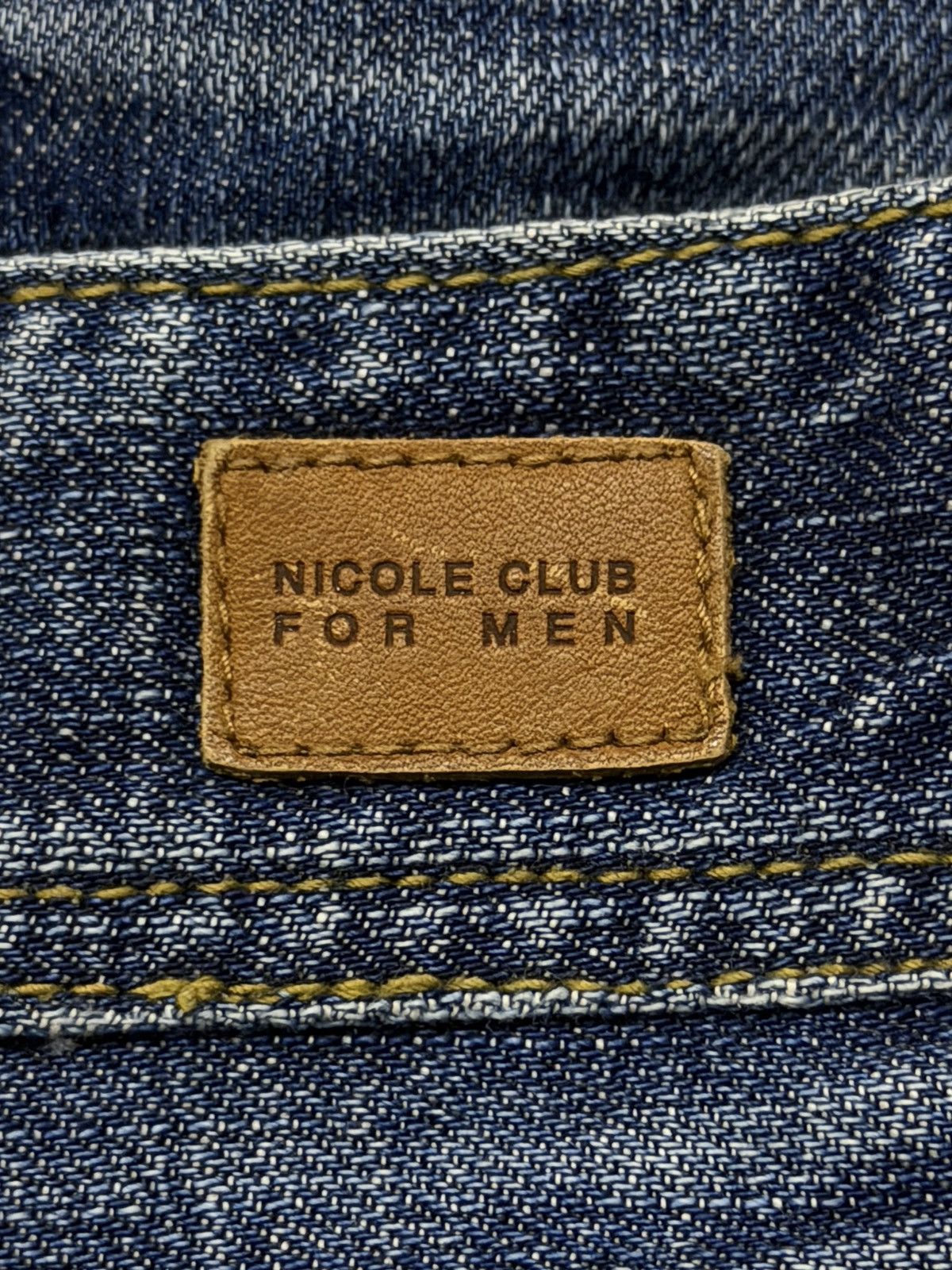 Nicole Club Vintage Nicole Club For Men Japan Denim Jeans | Bootcut W32 Size US 32 / EU 48 - 11 Thumbnail