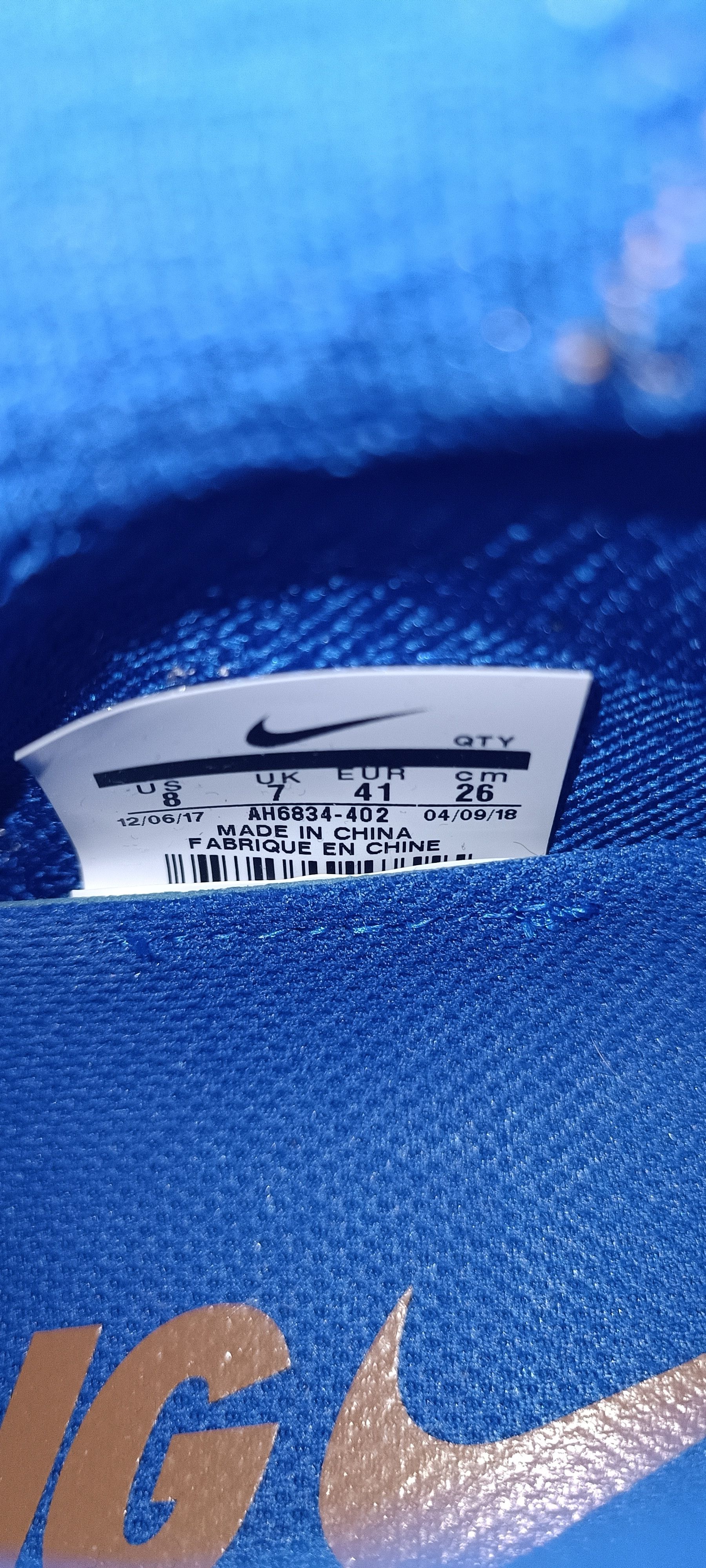Nike Air Vapormax Flyknit Utility 'Racer Blue Moon Particle' 2018 Size US 8 / EU 41 - 19 Thumbnail