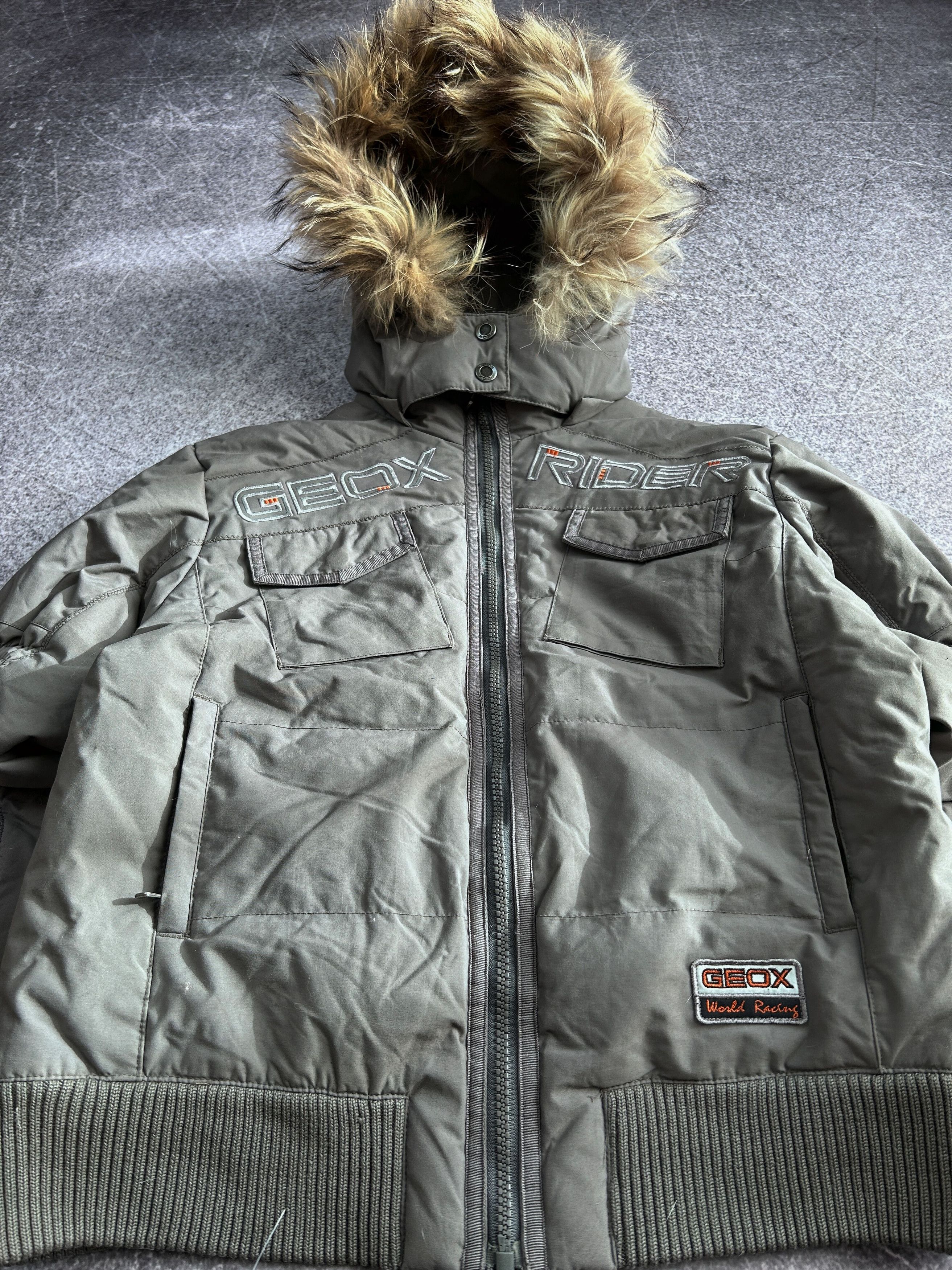 Other Fur Hood Bomber Jacket Y2K Techwear Puffer Geox Style Size US S / EU 44-46 / 1 - 5 Thumbnail