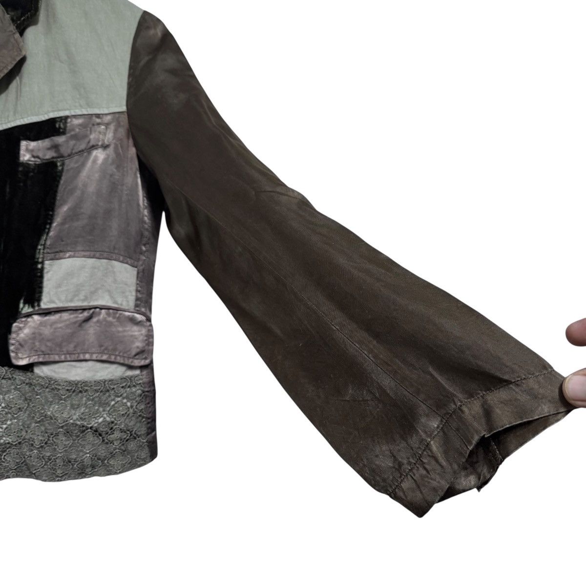 Tricot Comme des Garcons Aw2007 Tricot Comme des Garcons Patchwork Blazer Jacket Size M / US 6-8 / IT 42-44 - 5 Thumbnail