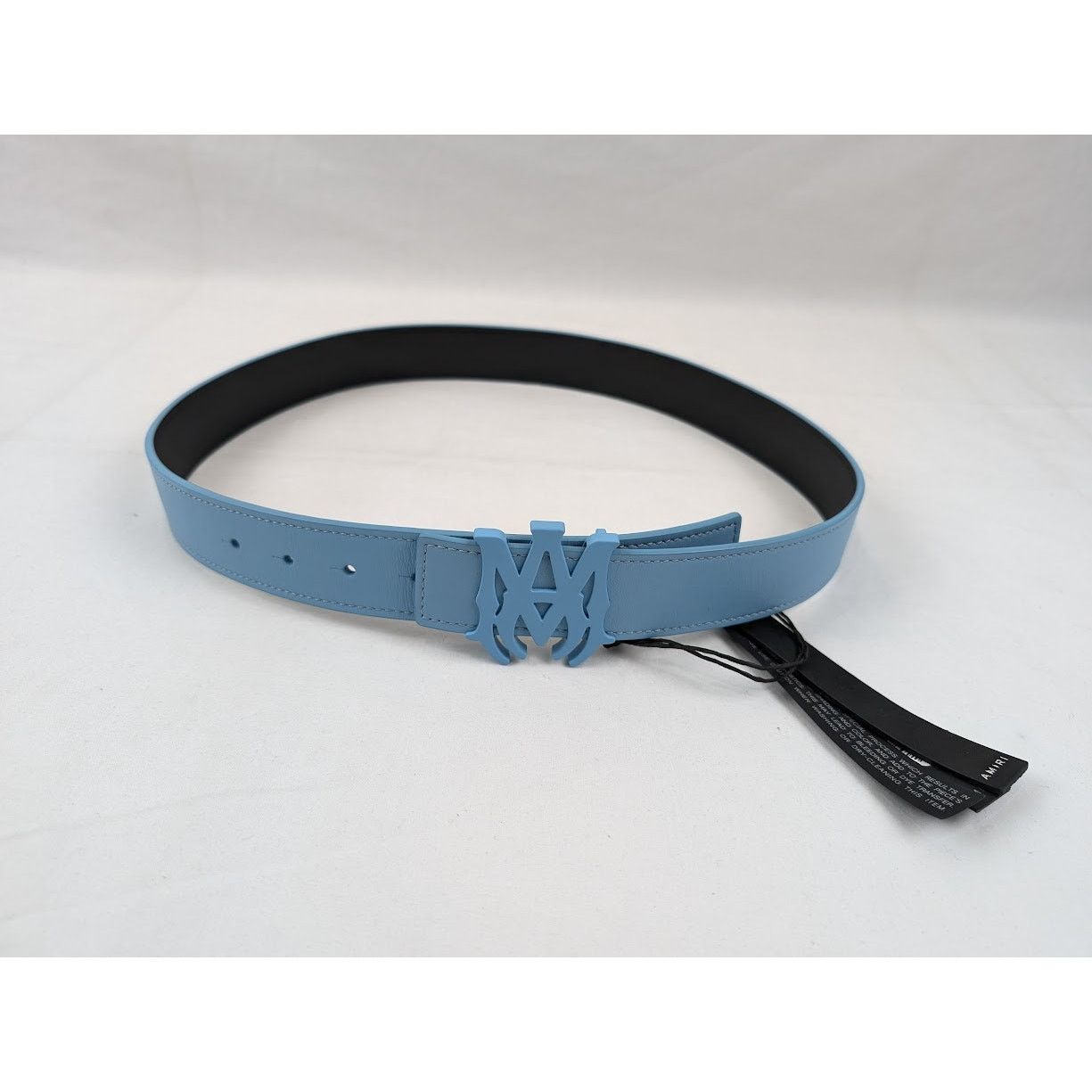 o1rshd1 Size:80 / 4CM Reversible Belt in Black/Air Blue