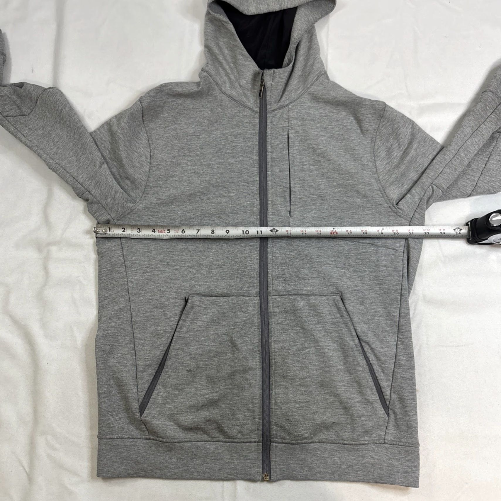 Lululemon Lululemon City Sweat Hooded Zip Hoodie Men L Gray Size US L / EU 52-54 / 3 - 5 Thumbnail