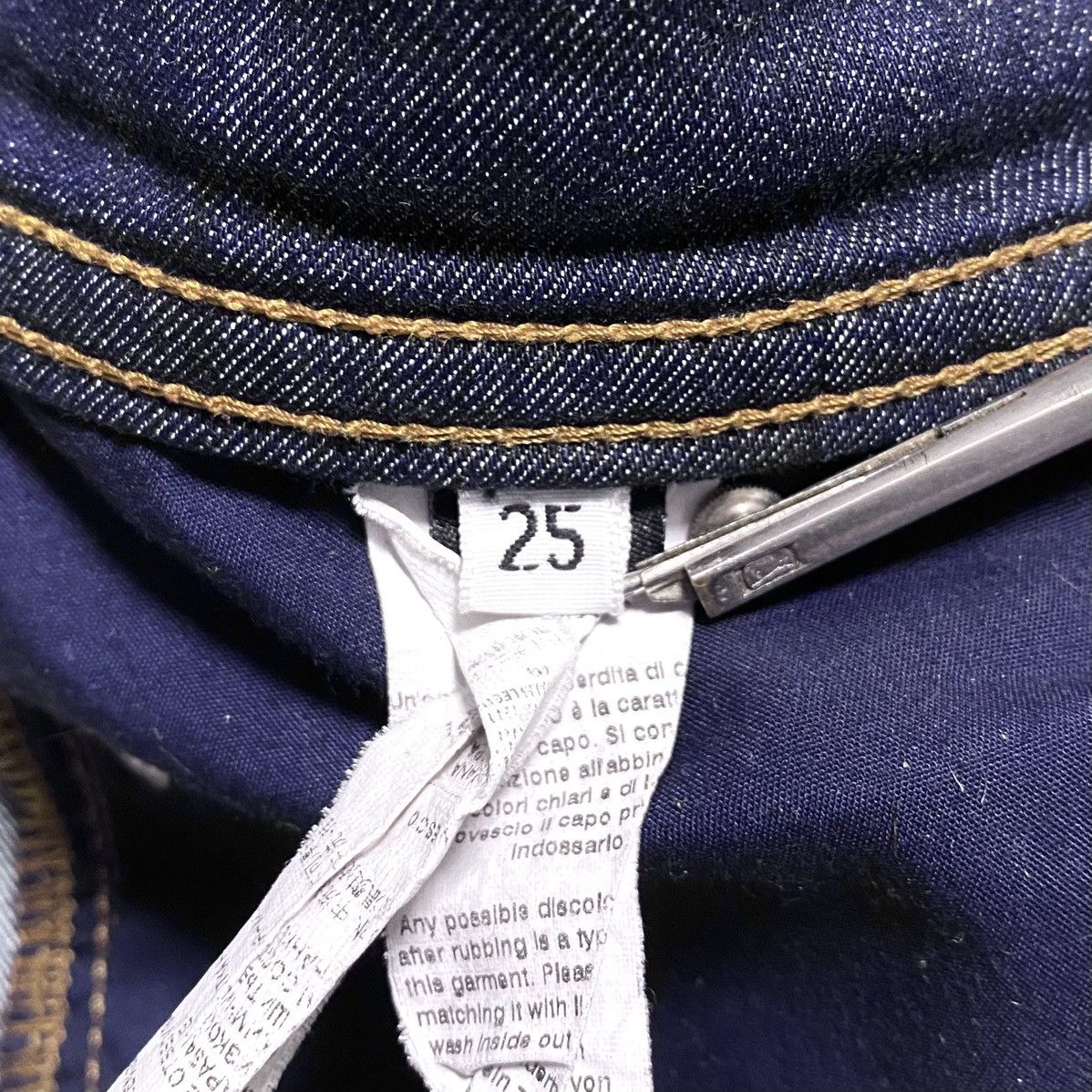 Dolce & Gabbana D&G Woman Wonder Dark Blue Tight Fit Jeans Denim Luxury Size 25" / US 0 / IT 36 - 13 Thumbnail