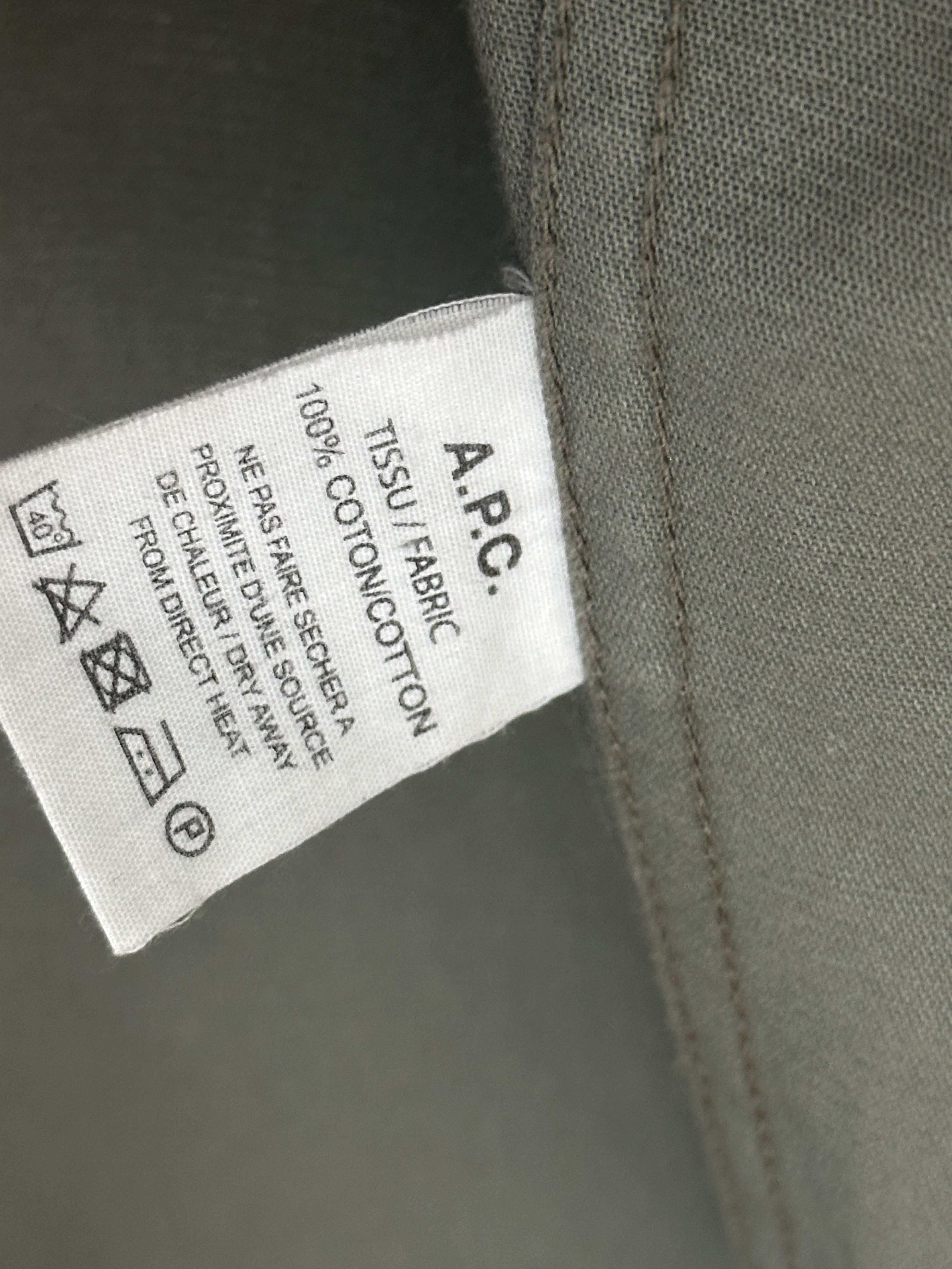 A.P.C. APC Grey/Green Cotton Jacket sz Small Size US S / EU 44-46 / 1 - 4 Thumbnail