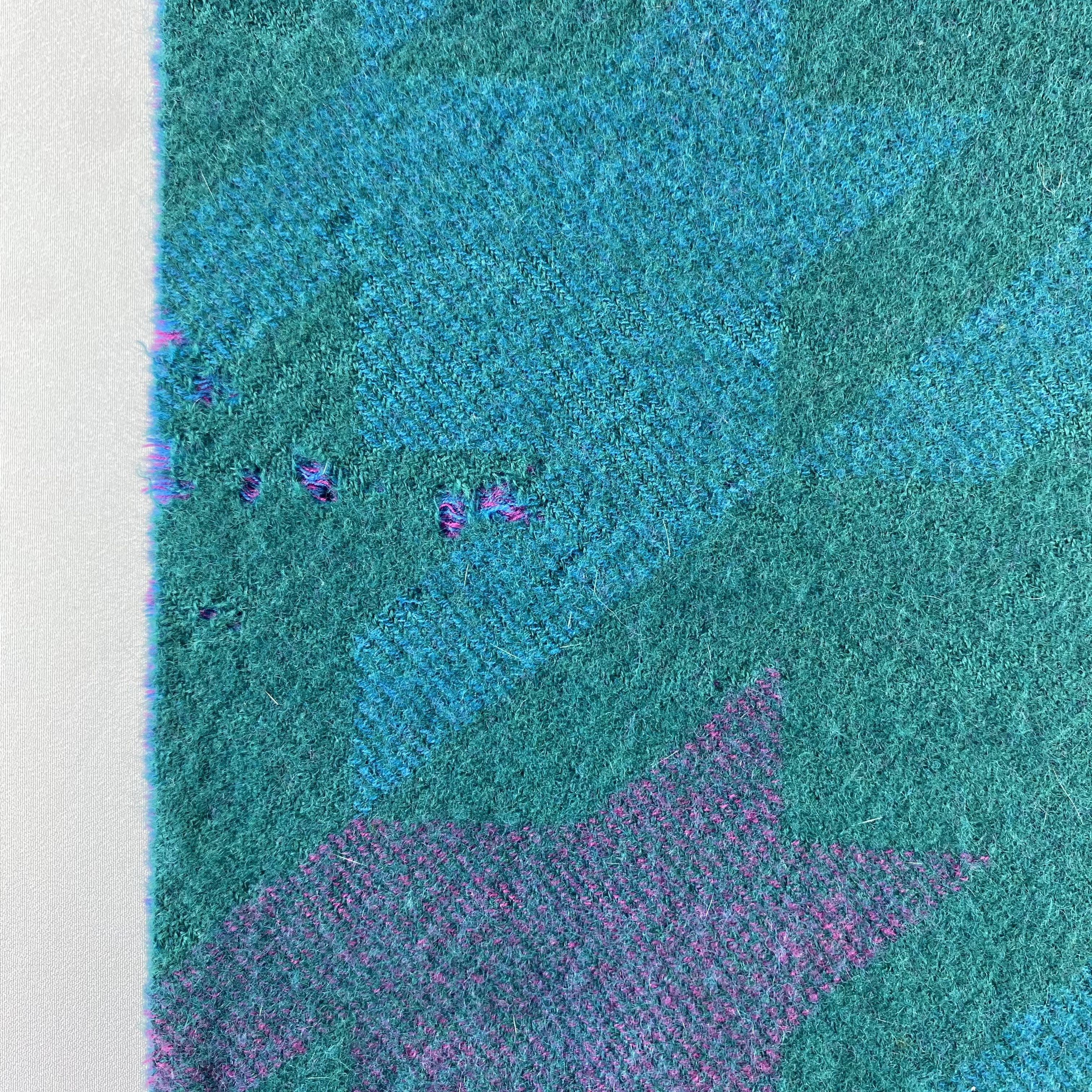 Trussardi Multicolor Green Trussardi Scarf Neck Wrap Muffler Size ONE SIZE - 4 Thumbnail