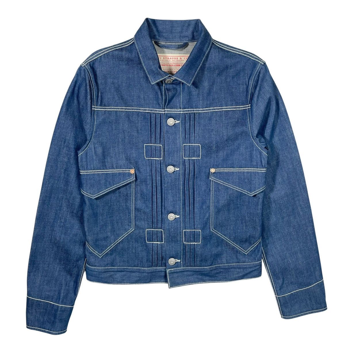Levi's Vintage Clothing 1870s Levi's Vintage Clothing Denim Jacket - Small Size US S / EU 44-46 / 1 - 1 Thumbnail