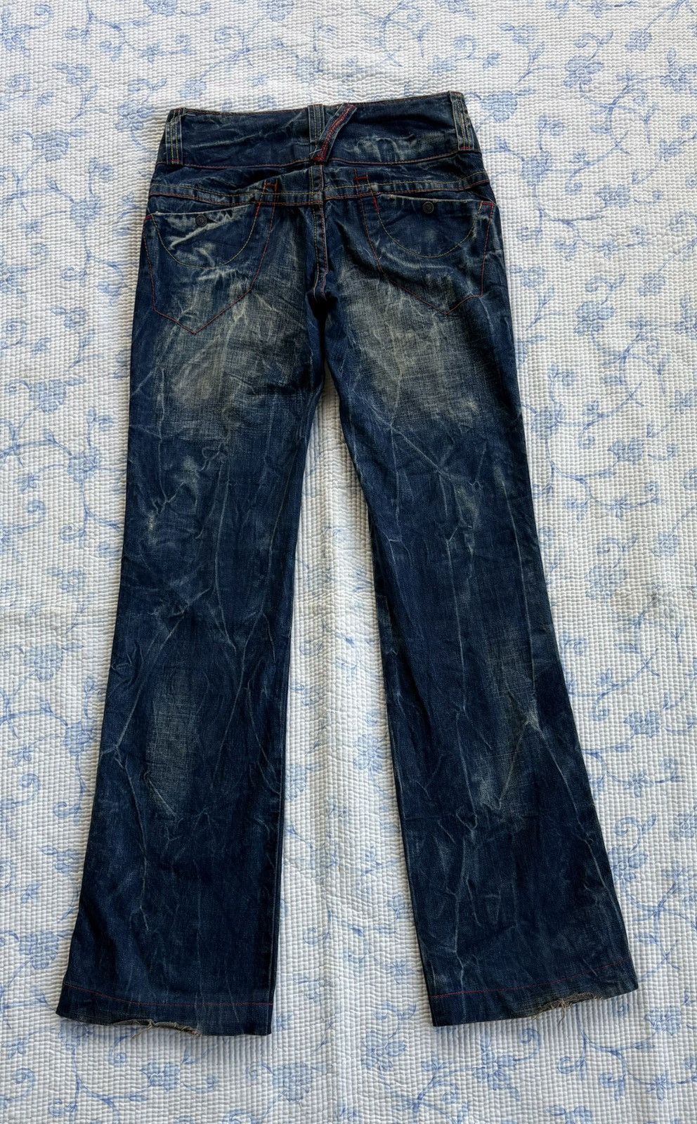 Vintage Red Pepper Streetwear Jeans Flared Denim Size US 28 / EU 44 - 9 Thumbnail