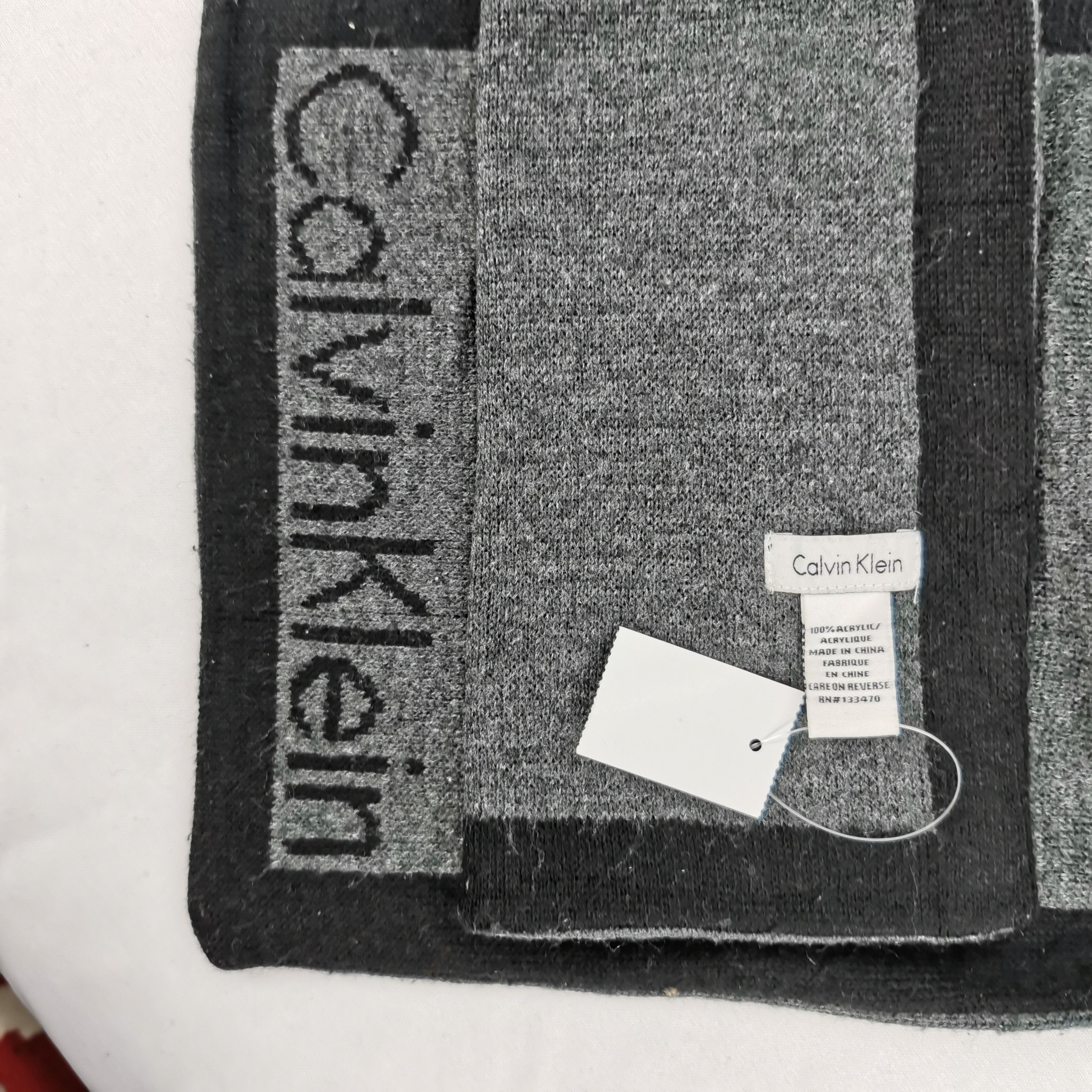 Calvin Klein Vintage Calvin Klein Scarf Knitted Muffler Scarves Size ONE SIZE - 4 Thumbnail