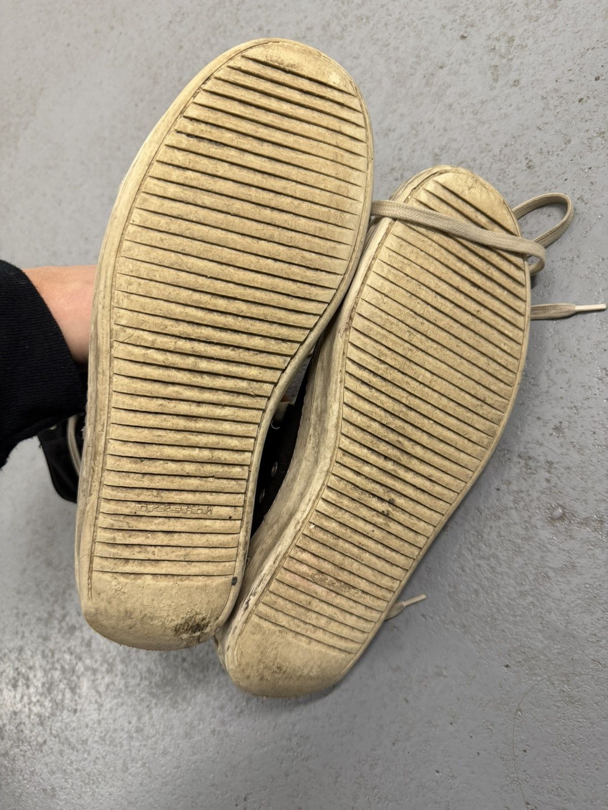 Rick Owens Drkshdw Rick Owens Drkshdw Ramones Size US 13 / EU 46 - 15 Thumbnail
