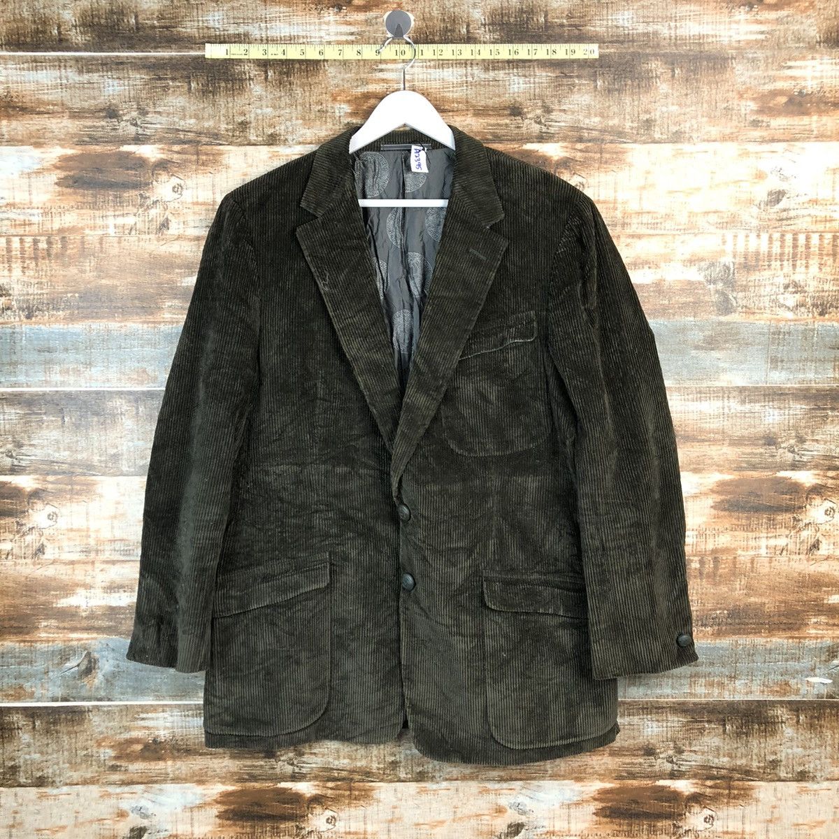 Versace Gianni Versace Dark Brown corduroy Blazzer #A2395 Size US L / EU 52-54 / 3 - 1 Thumbnail