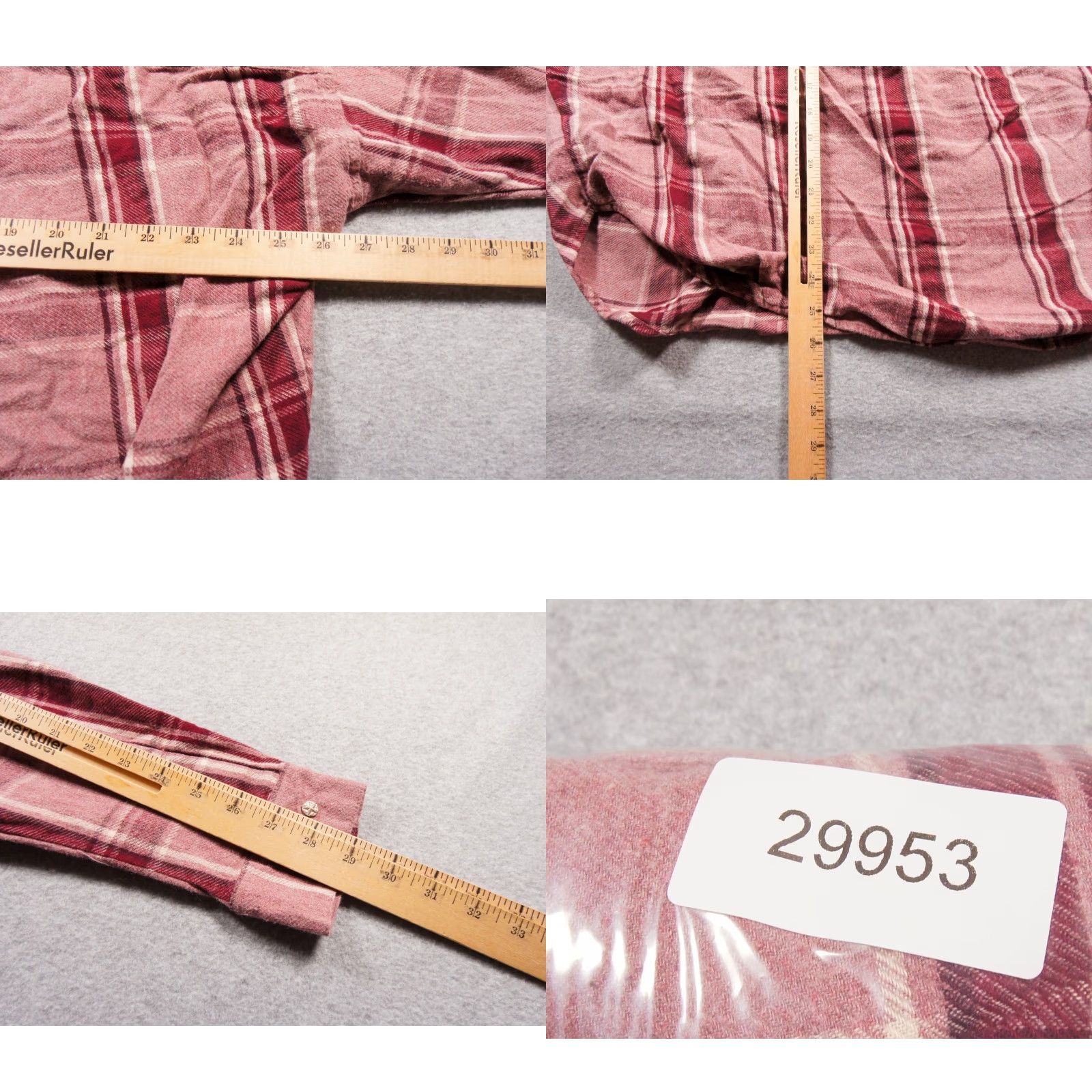 Ariat Ariat Shirt Womens Medium Pink Flannel Pullover Polo Relaxed Fit Plaid Western Shirt Size M / US 6-8 / IT 42-44 - 8 Thumbnail