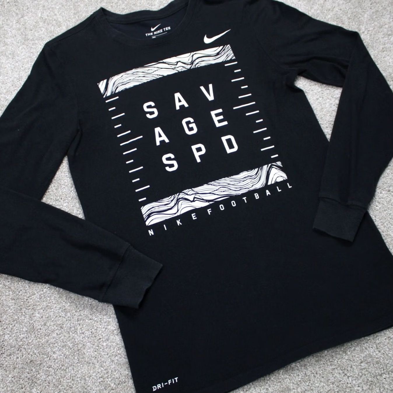 Nike Nike Dri-FIT Shirt Mens Small Black Athletic Slim Fit S/S Cotton/Poly Vintage? No Size US S / EU 44-46 / 1 - 5 Thumbnail