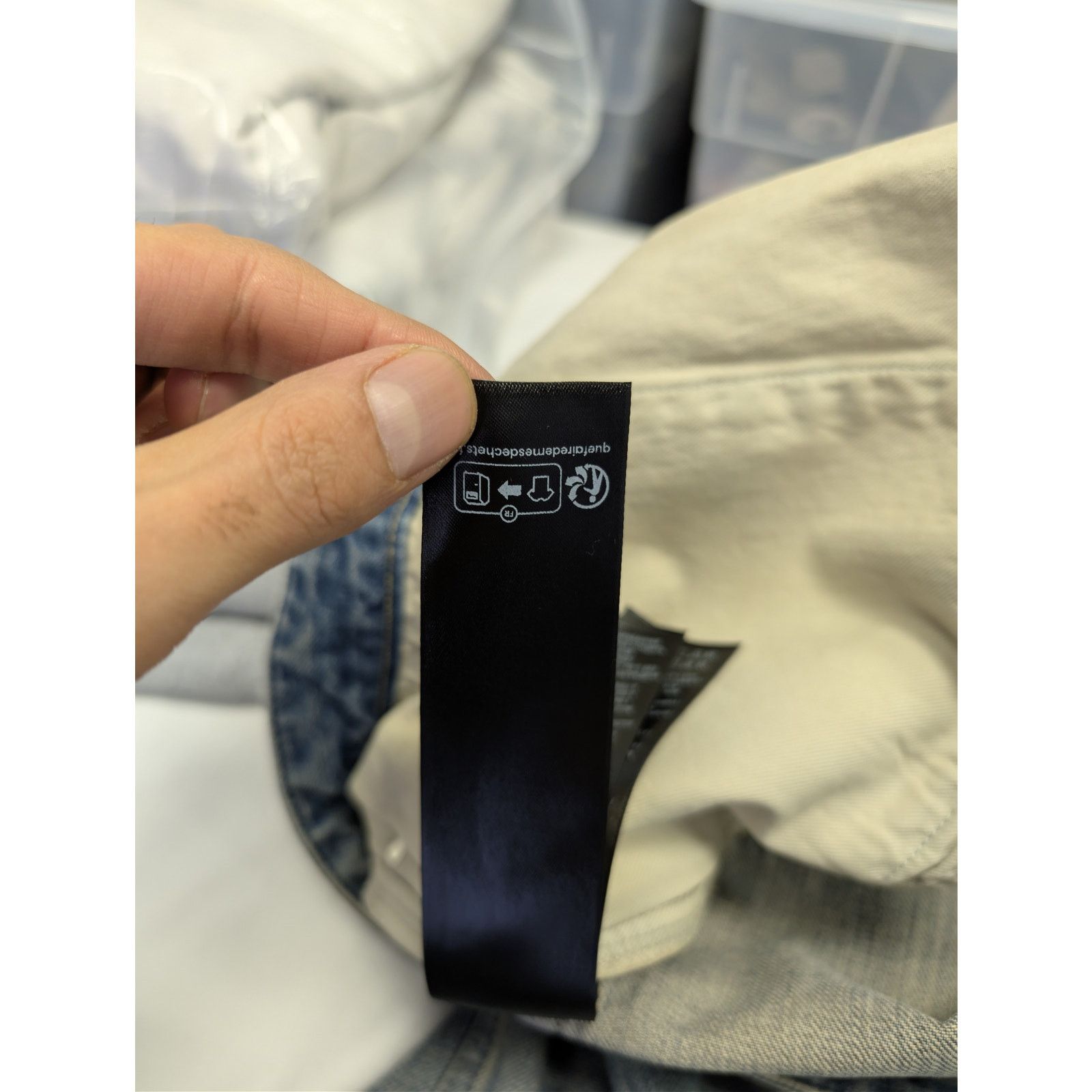 Balenciaga o1rshd1 Organic Denim Hybrid Baggy Pants Jean Outback Blue Size US 32 / EU 48 - 22 Thumbnail