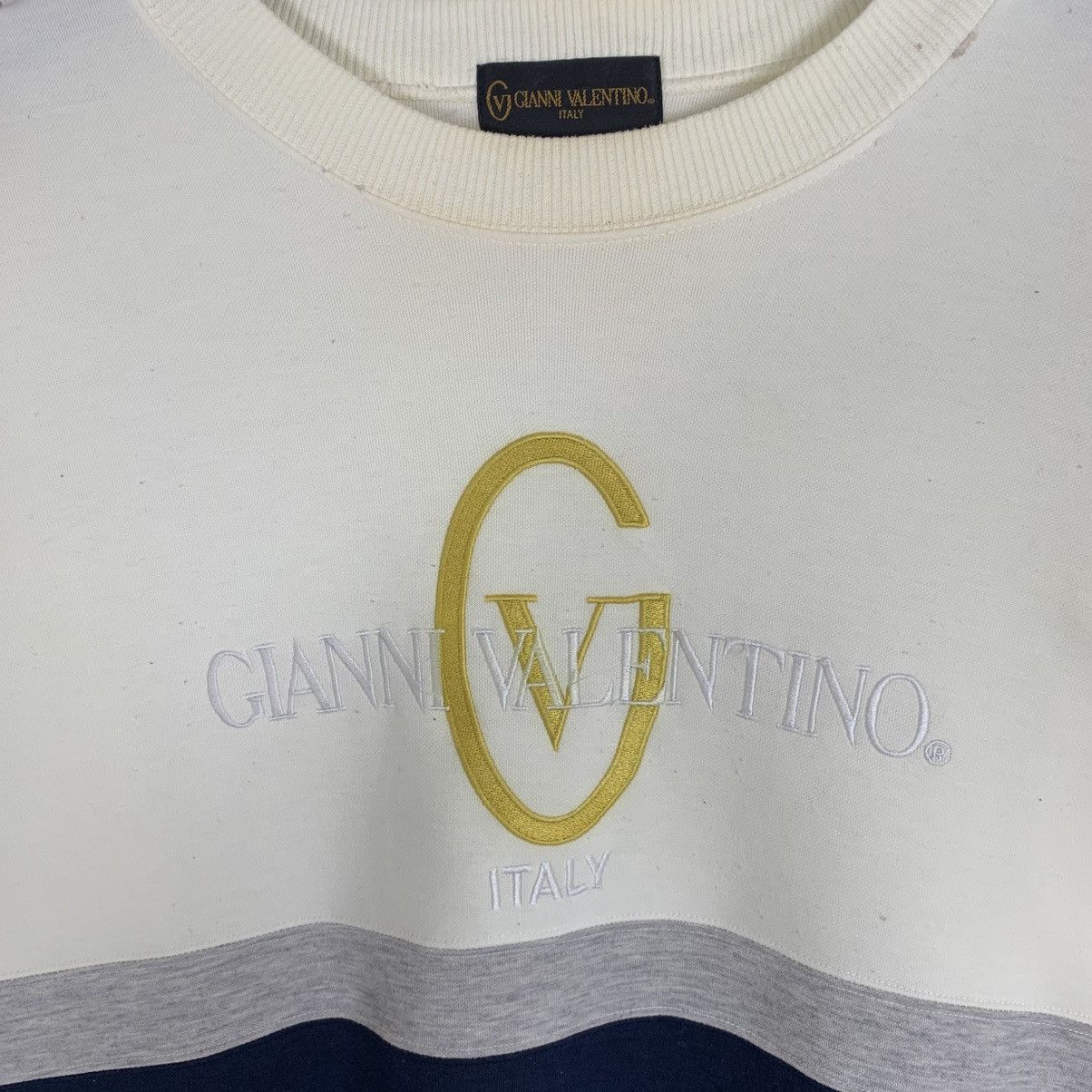 Gianni Valentino × Vintage Gianni Valentino Crewneck Sweatshirt Size US L / EU 52-54 / 3 - 4 Thumbnail