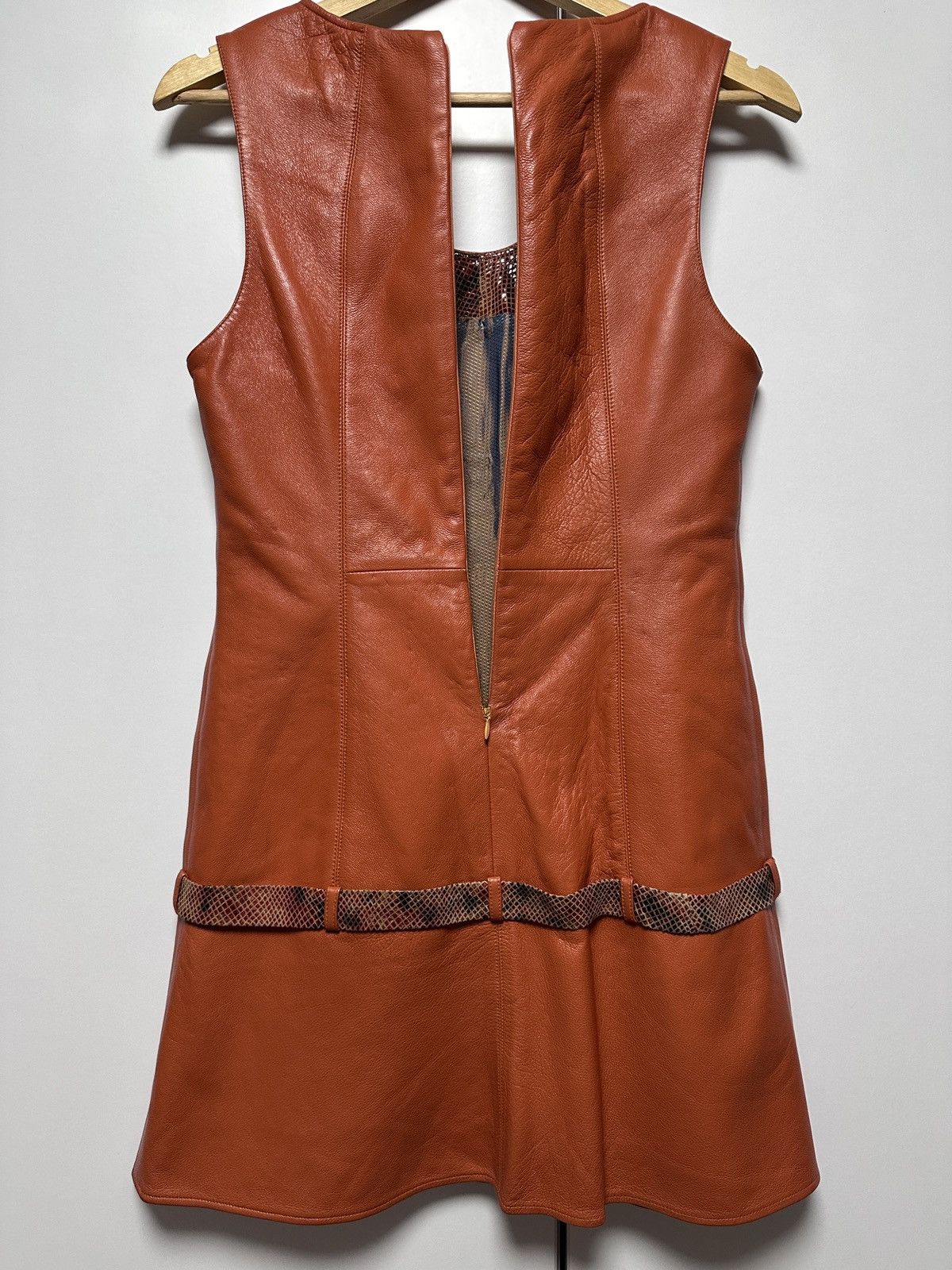 Other Vintage leather dress rare y2k Size M / US 6-8 / IT 42-44 - 6 Thumbnail