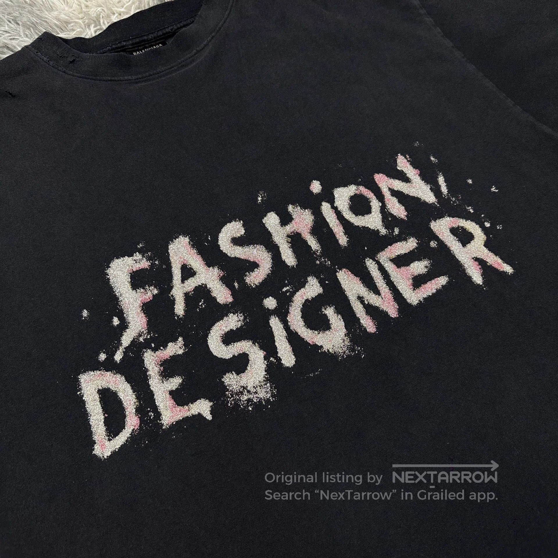 Balenciaga balenciaga fashion designer distressed short sleeve t. Size US M / EU 48-50 / 2 - 3 Thumbnail