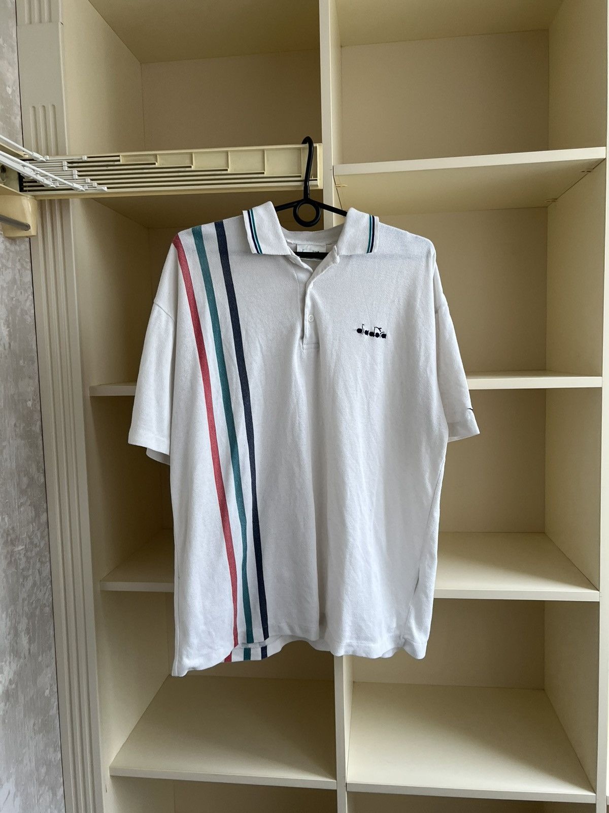 Diadora Vintage Diadora Polo Shirt Tee RETRO Size US XL / EU 56 / 4 - 11 Thumbnail