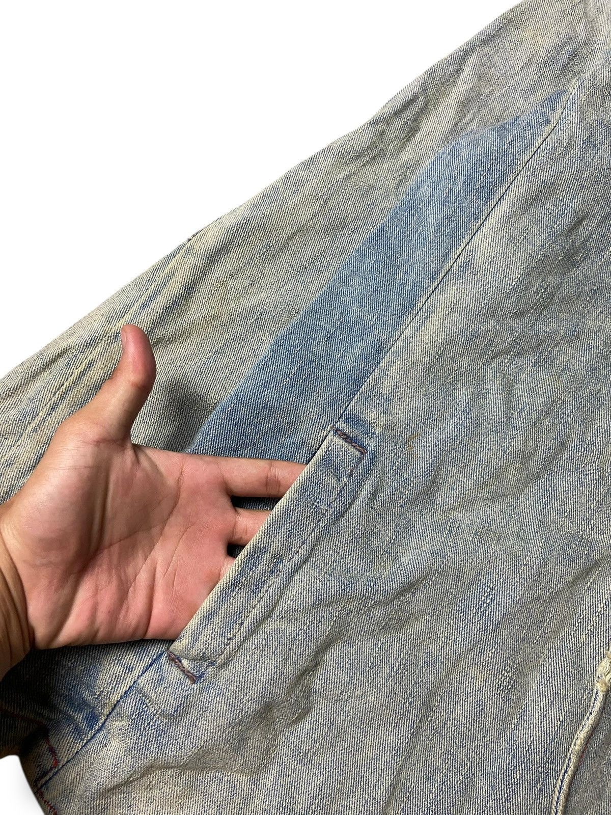 Japanese Brand Royal Blue Brand Denim Jeans Jacket (165) Size US L / EU 52-54 / 3 - 2 Thumbnail