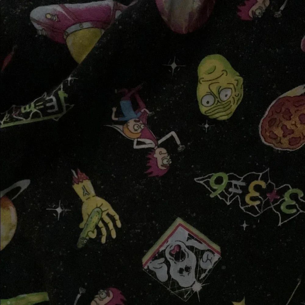Designer Rick and Morty Cartoon Pajama Pants Size ONE SIZE - 3 Thumbnail
