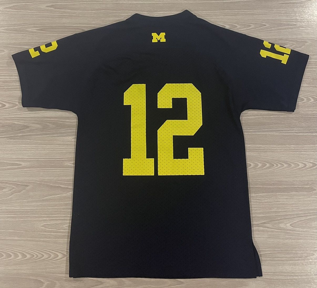 Adidas Adidas 2013 NCAA Michigan Wolverines #12 Jersey Men’s Medium Size US M / EU 48-50 / 2 - 6 Thumbnail