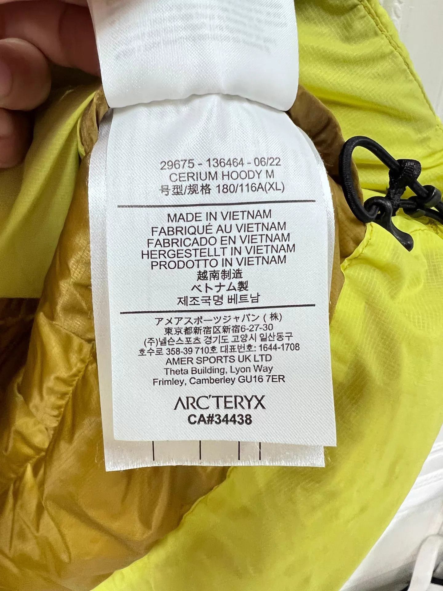 Arc'teryx Arcteryx CERIUM hoody 850 down Solid LW WP&W XL Size US XL / EU 56 / 4 - 4 Thumbnail