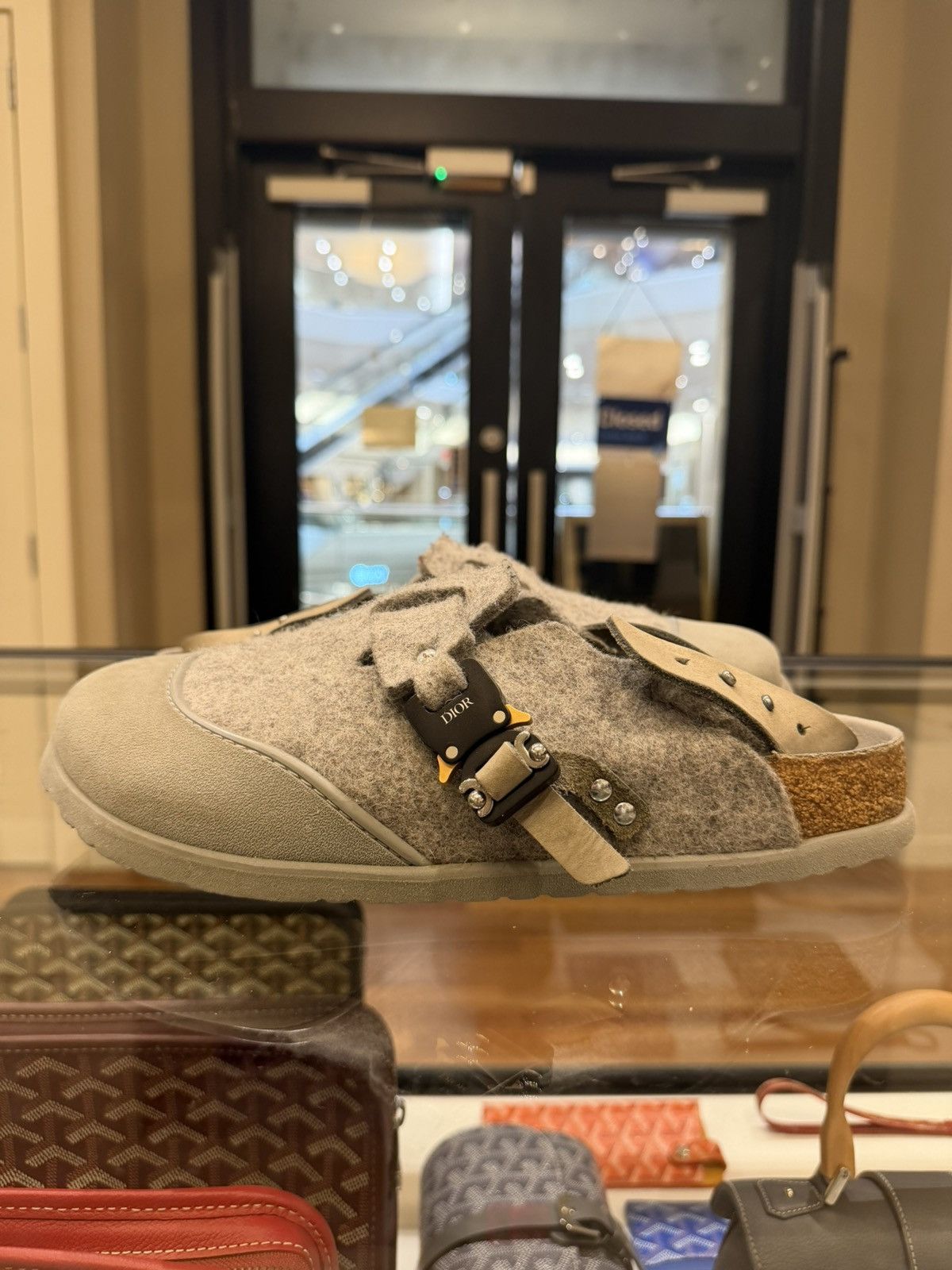 Dior Dior x Birkenstock Felt Clog - Grey Size US 9 / EU 42 - 1 Thumbnail