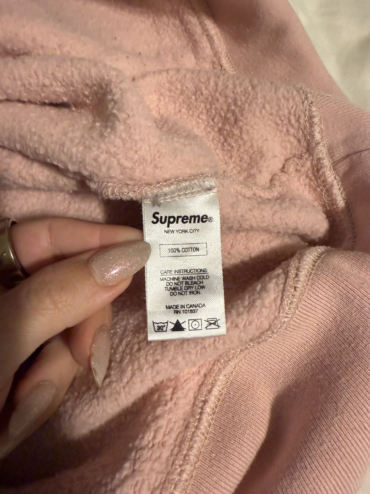 Supreme Supreme MC Escher Hoodie Dusty Pink Size US S / EU 44-46 / 1 - 6 Thumbnail