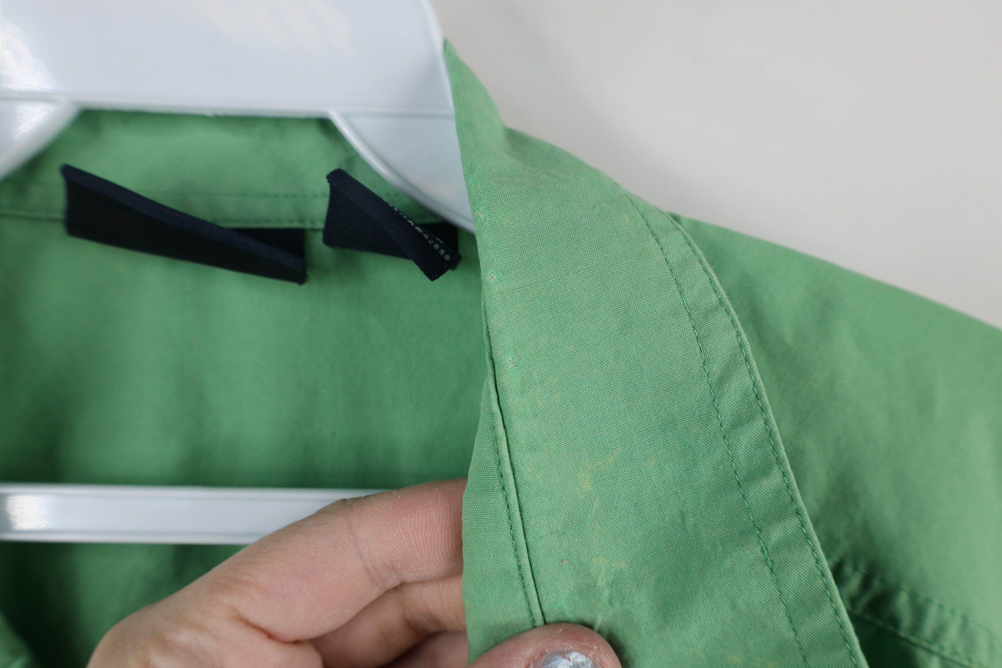 Vintage Vintage 90s Streetwear Panel Pullover Polo Shirt Green Size US XXL / EU 58 / 5 - 7 Thumbnail