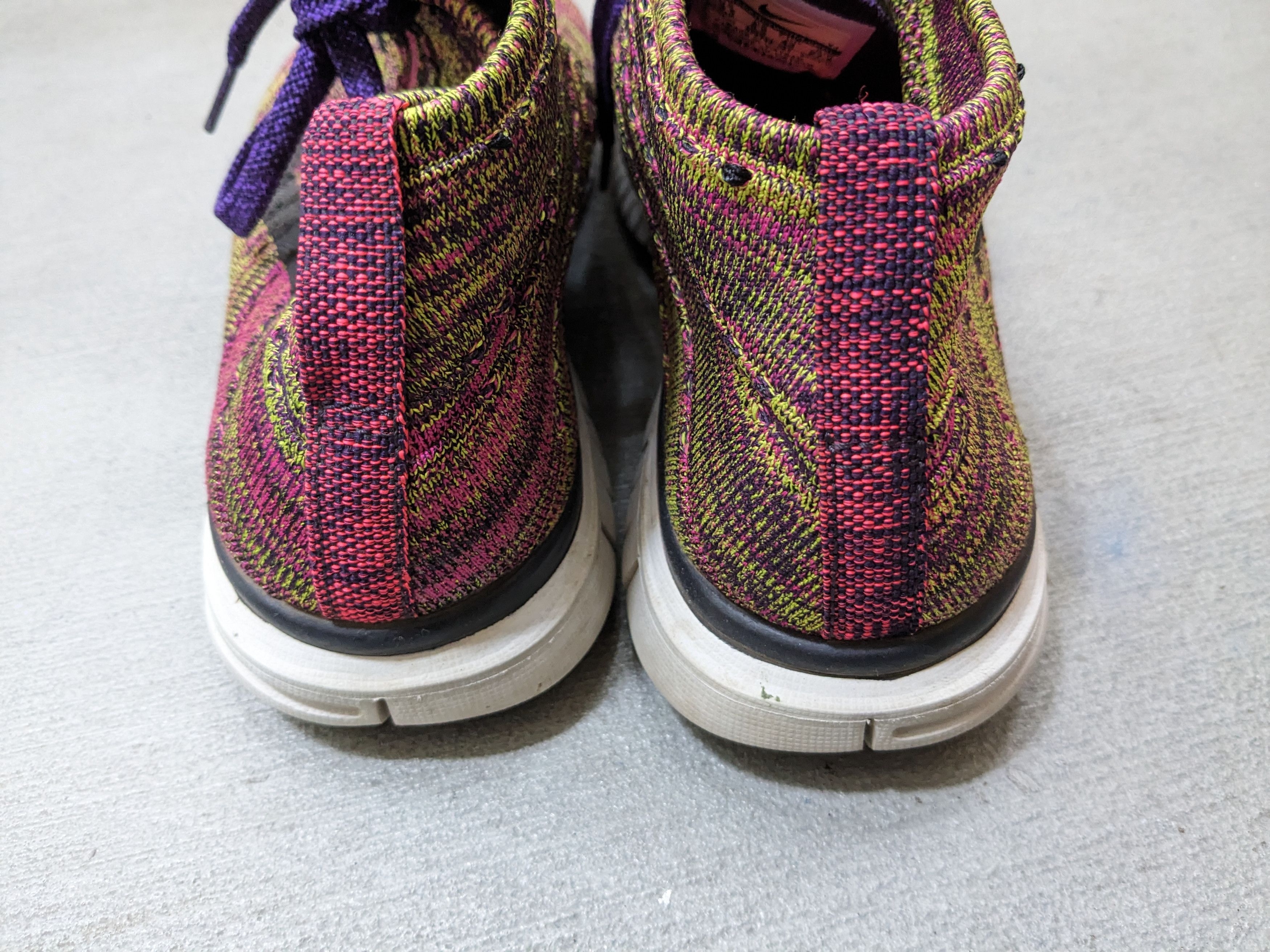 Nike Nike Free Flyknit Chukka 9.5 Purple Fireberry 639700-501 Size US 12 / EU 45 - 12 Thumbnail