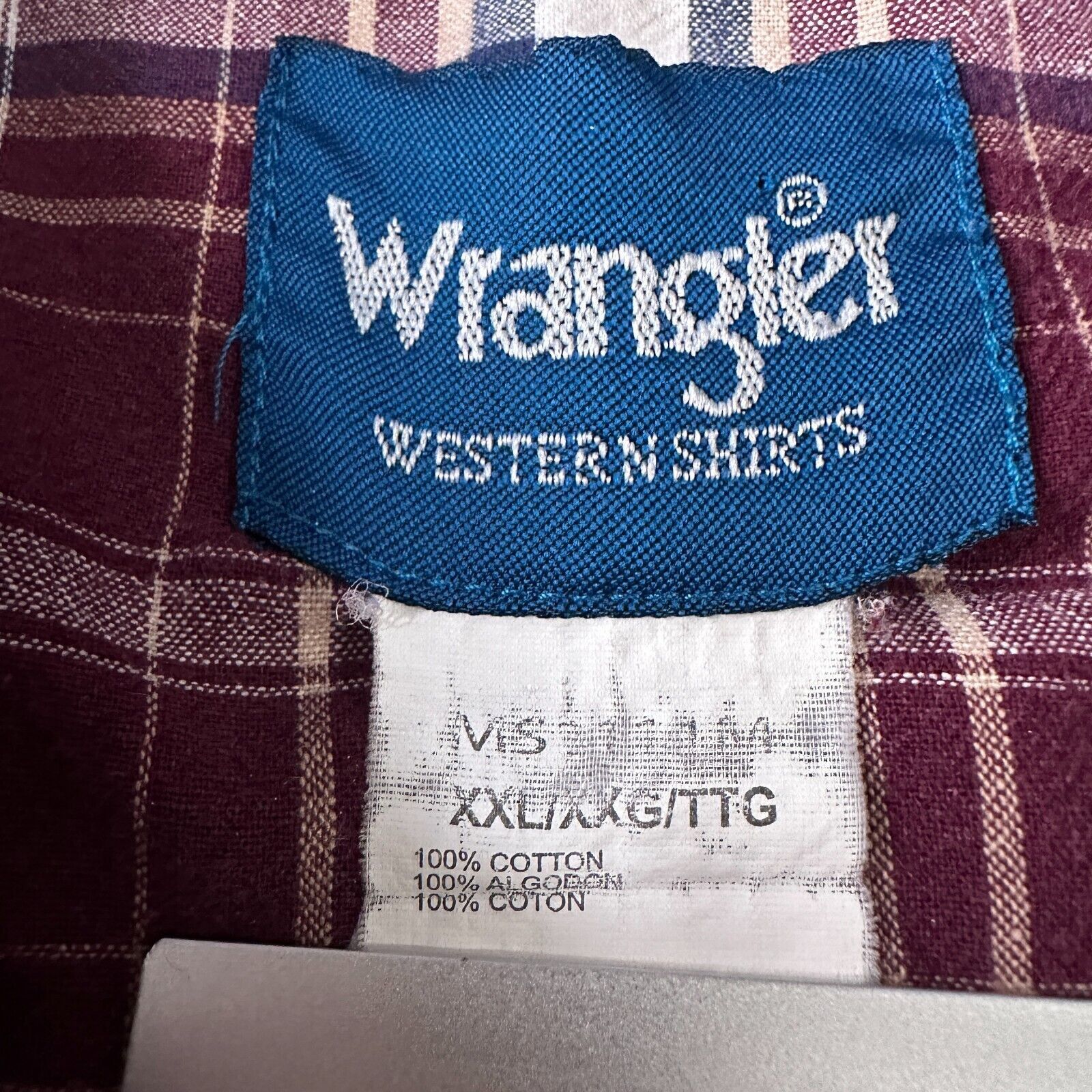 Wrangler Vintage Wrangler Western Shirt Mens 2XL XXL Red White Plaid Size US XXL / EU 58 / 5 - 6 Thumbnail