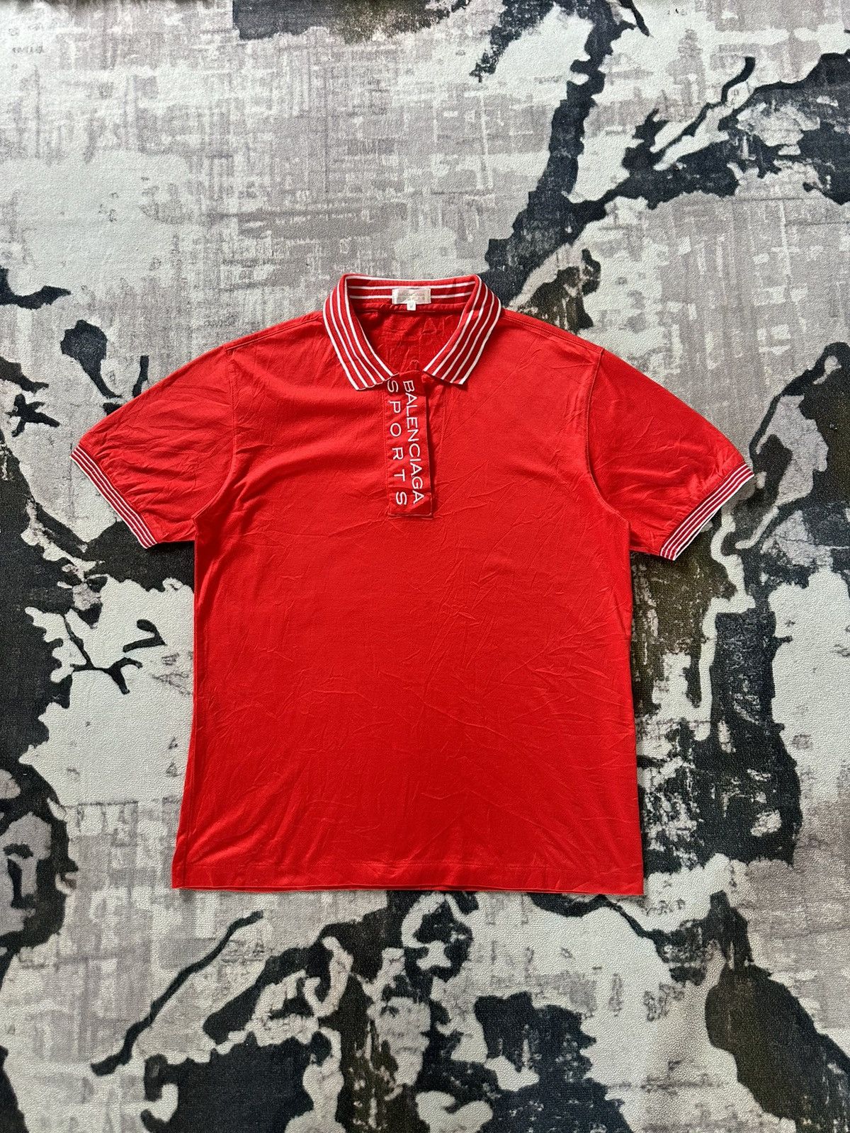 Balenciaga 1990’s Balenciaga Sport polo tee Size US M / EU 48-50 / 2 - 1 Thumbnail