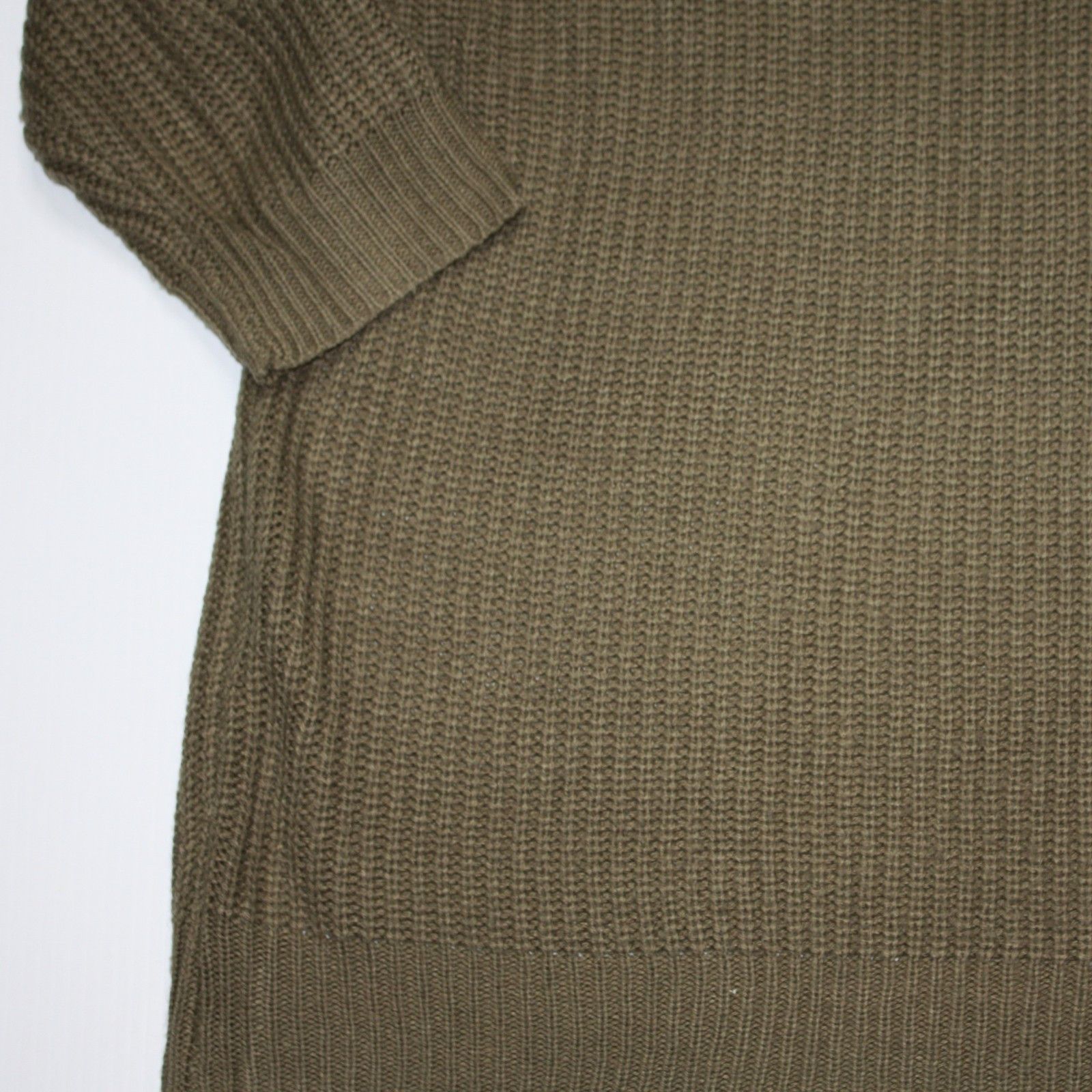 Other Olivia Sky Wide Rib Split Back Sweater in Olive Green Size M / US 6-8 / IT 42-44 - 4 Thumbnail