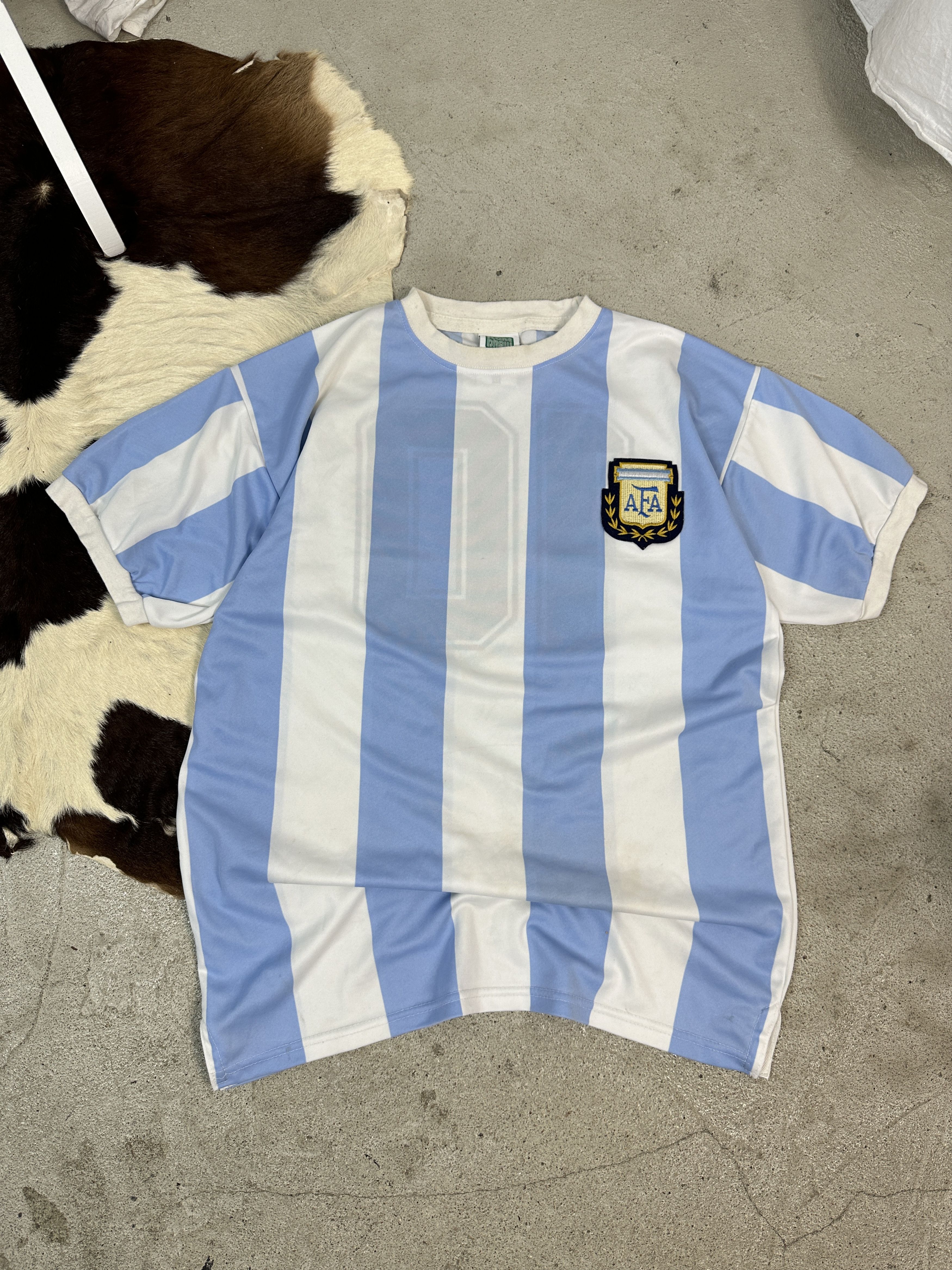 Vintage Vintage Y2K Streetwear Sporty Repro Argentina Retro Jersey Size US L / EU 52-54 / 3 - 1 Thumbnail