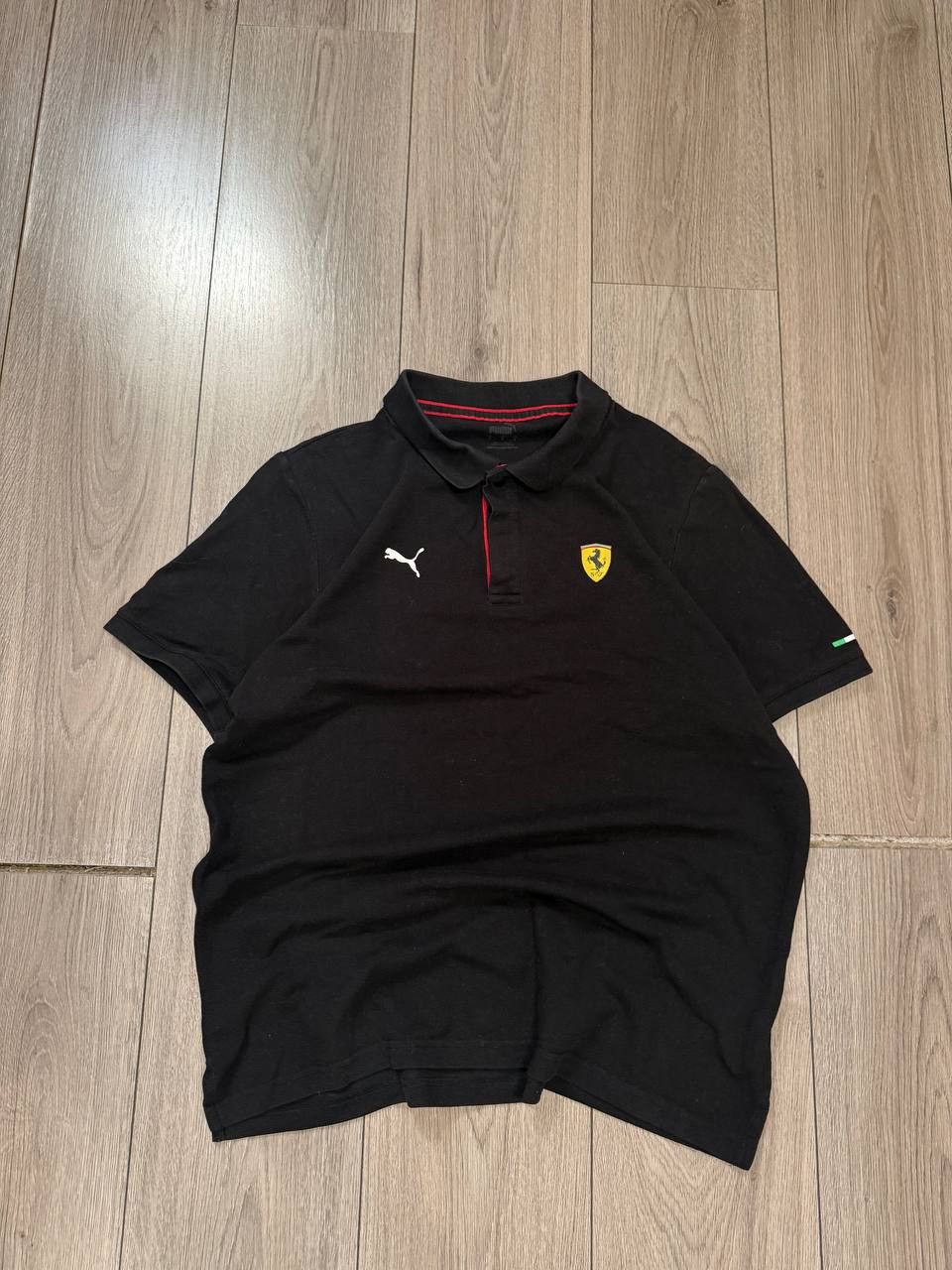 Puma Puma Ferrari Polo Mens SIze M Black Racing Size US M / EU 48-50 / 2 - 1 Thumbnail