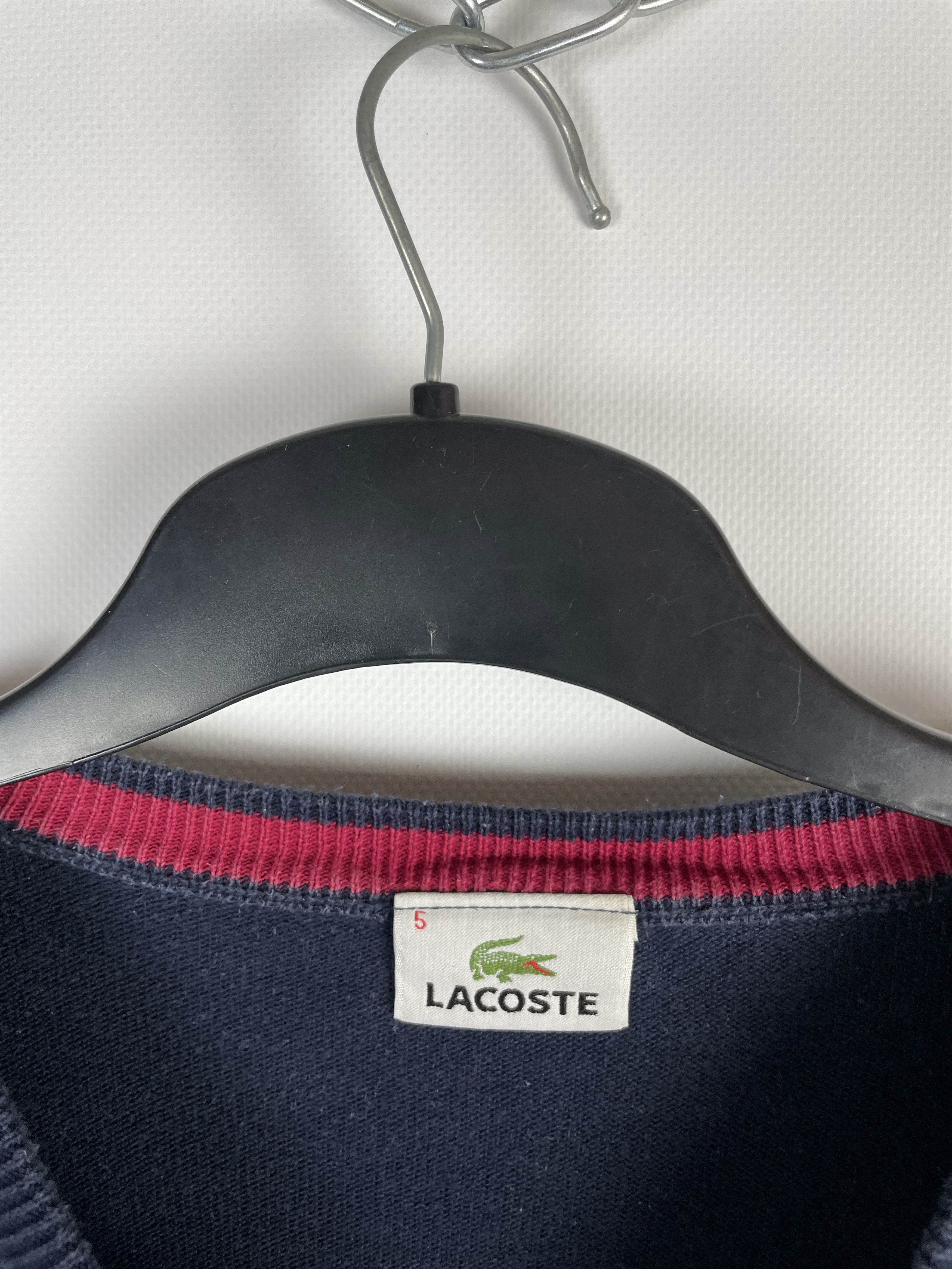 Lacoste Lacoste Vintage Check Knit Sweater Size US M / EU 48-50 / 2 - 5 Thumbnail