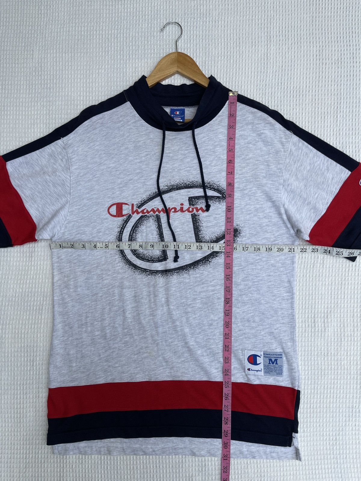 Champion Last Drop🔥Rare🔥Vintage CHAMPIONS BIG LOGO T Shirt Size US M / EU 48-50 / 2 - 14 Thumbnail