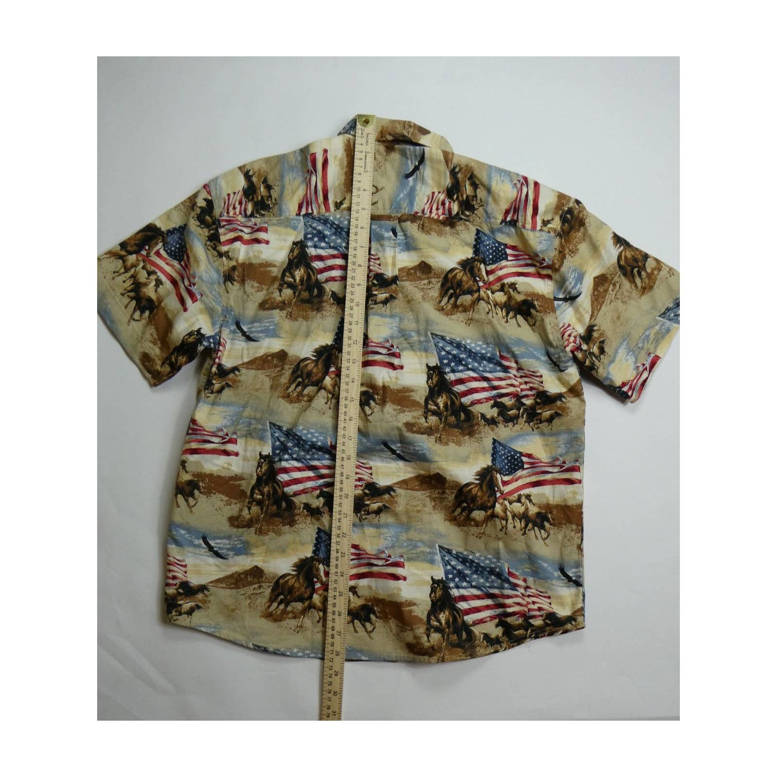 Bit & Bridle men's Bit & Bridle short sleeve shirt Western American large Size US L / EU 52-54 / 3 - 4 Thumbnail
