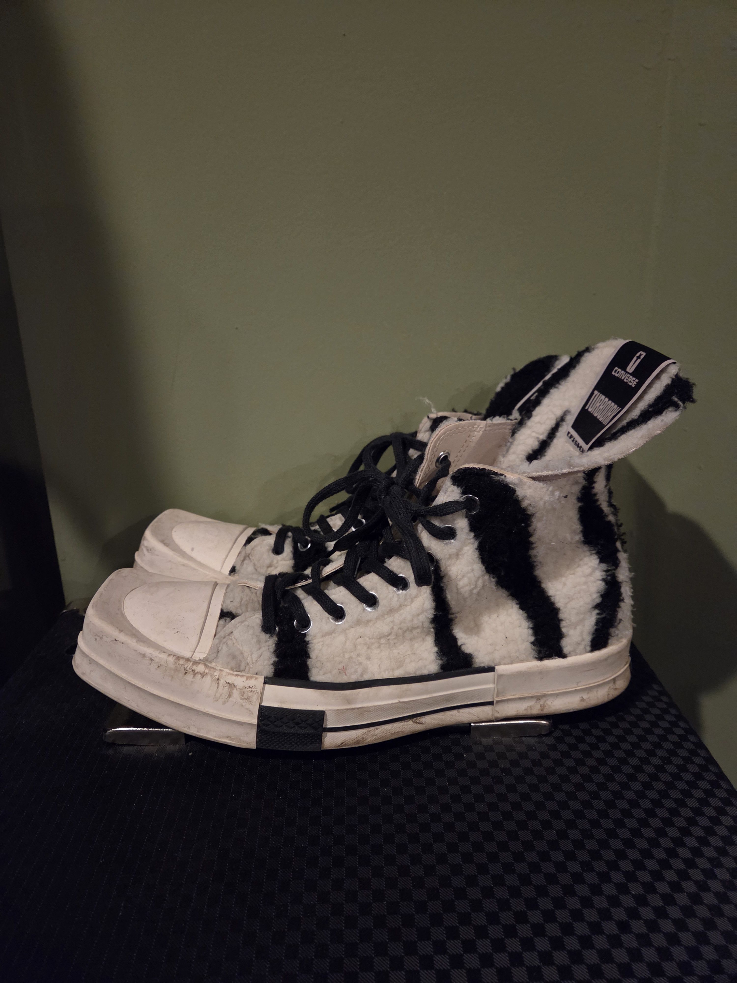 Converse × Rick Owens Drkshdw TURBODRK Size US 9 / EU 42 - 2 Thumbnail