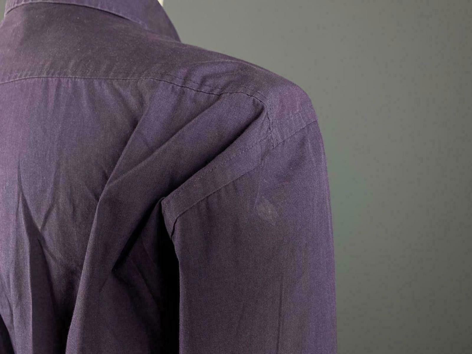 Yves Saint Laurent Vintage YSL Yves Saint Laurent Purple Dress Shirt 42 16 Size US M / EU 48-50 / 2 - 7 Thumbnail