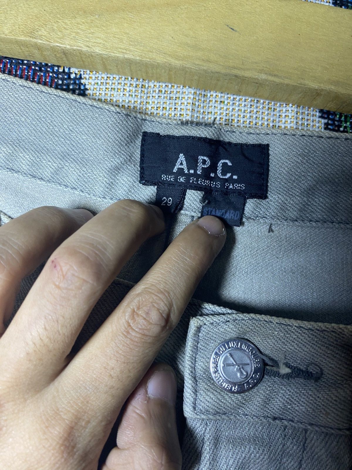 A.P.C. APC Jeans Grey Denim Vintage If Six was Nine Size US 29 - 4 Thumbnail
