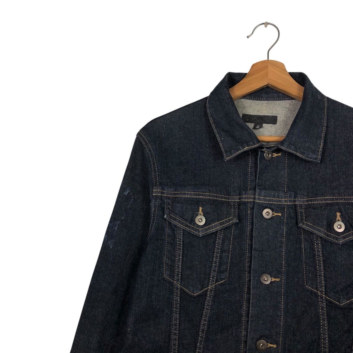 Japanese Brand 📌Vintage Biker Denim Jacket Uniqlo Japan Issey Miyake Size US M / EU 48-50 / 2 - 8 Thumbnail