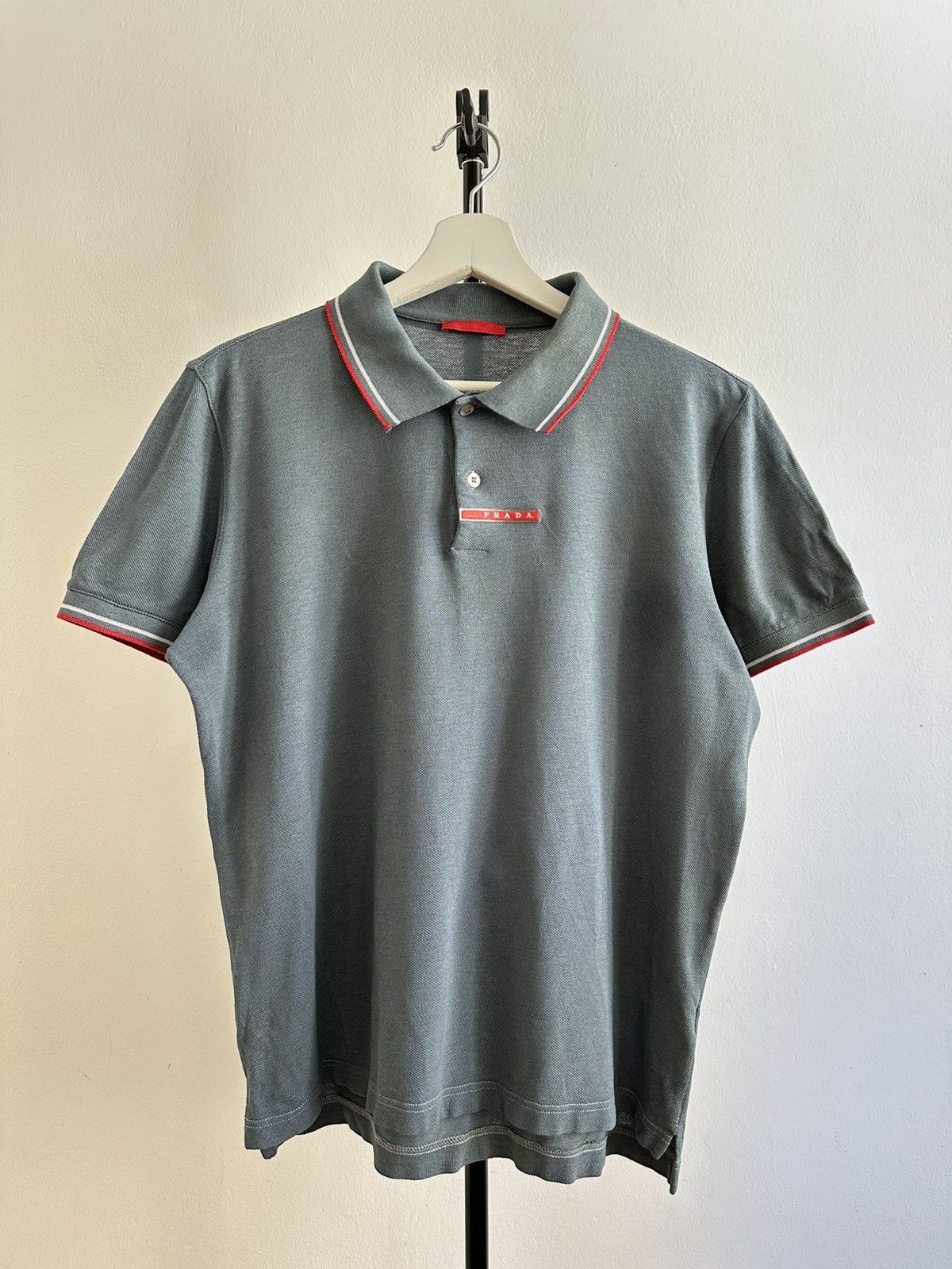 Prada × Vintage Prada Luna Rossa Mens Polo Shirt | Grailed