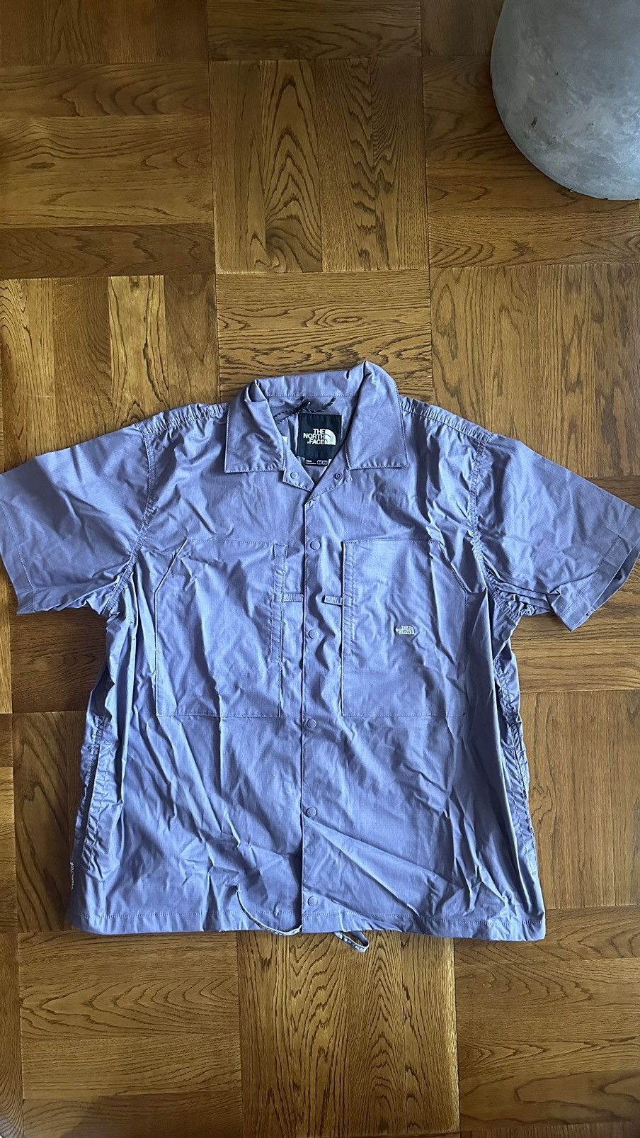 image of The North Face Urban Exploration - Ss23 Lavender Pocket Shirt in Black, Men's (Size Large)