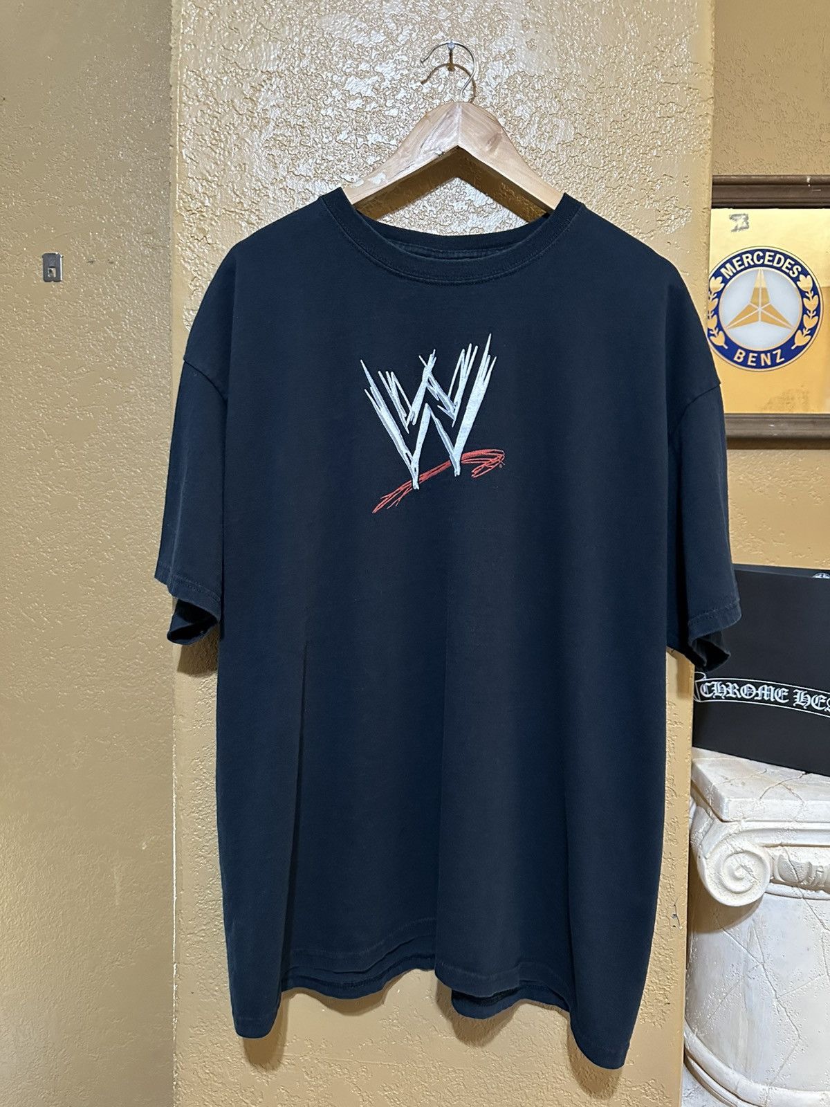 4GSELLER Vintage WWE Logo T Shirt XL Wrestling Size US XL / EU 56 / 4 - 2 Thumbnail