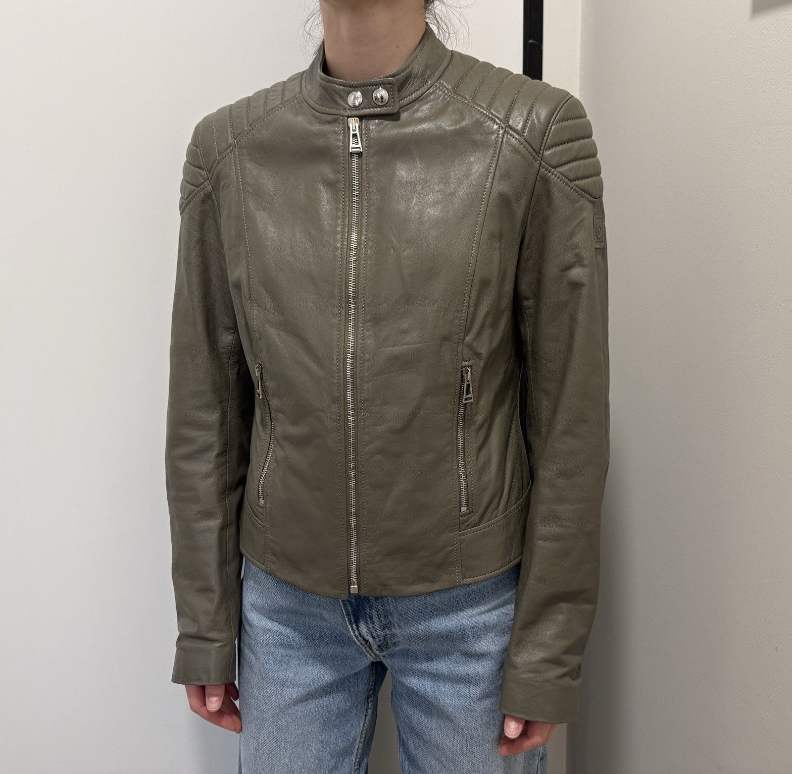 Belstaff DDP Belstaff Leather Moto Biker Womens Jacket size 42 Size M / US 6-8 / IT 42-44 - 1 Thumbnail