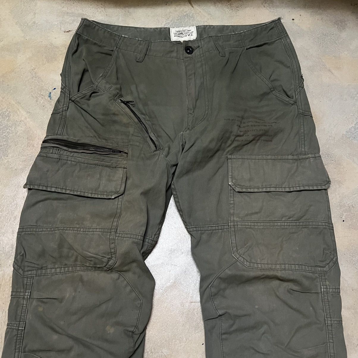 Avirex Avirex Multipockets Cargo Pants Size US 35 - 3 Thumbnail
