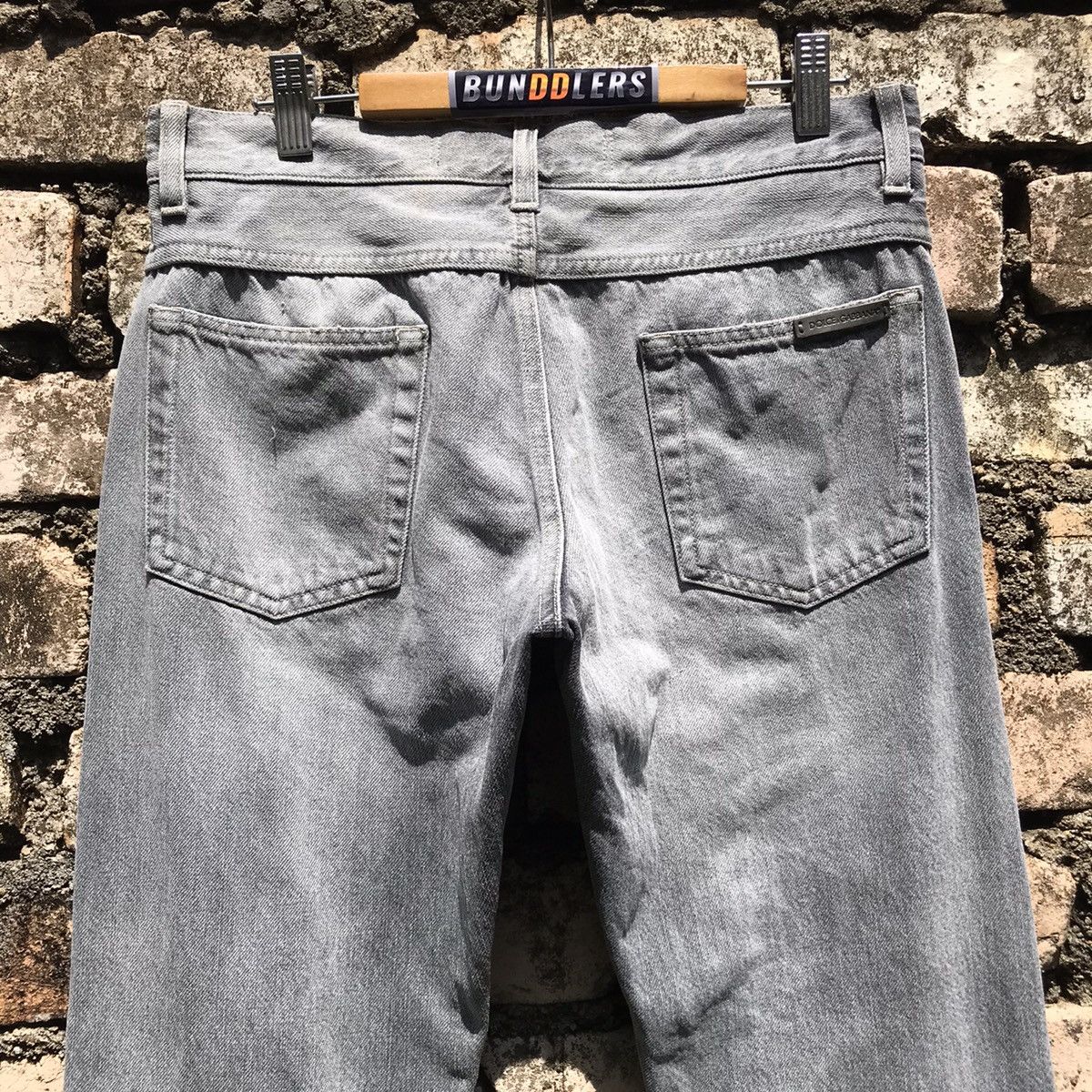 Dolce & Gabbana Dolce & Gabbana Denim Selvedge Distressed D&G Luxury Brand Size US 30 / EU 46 - 9 Thumbnail