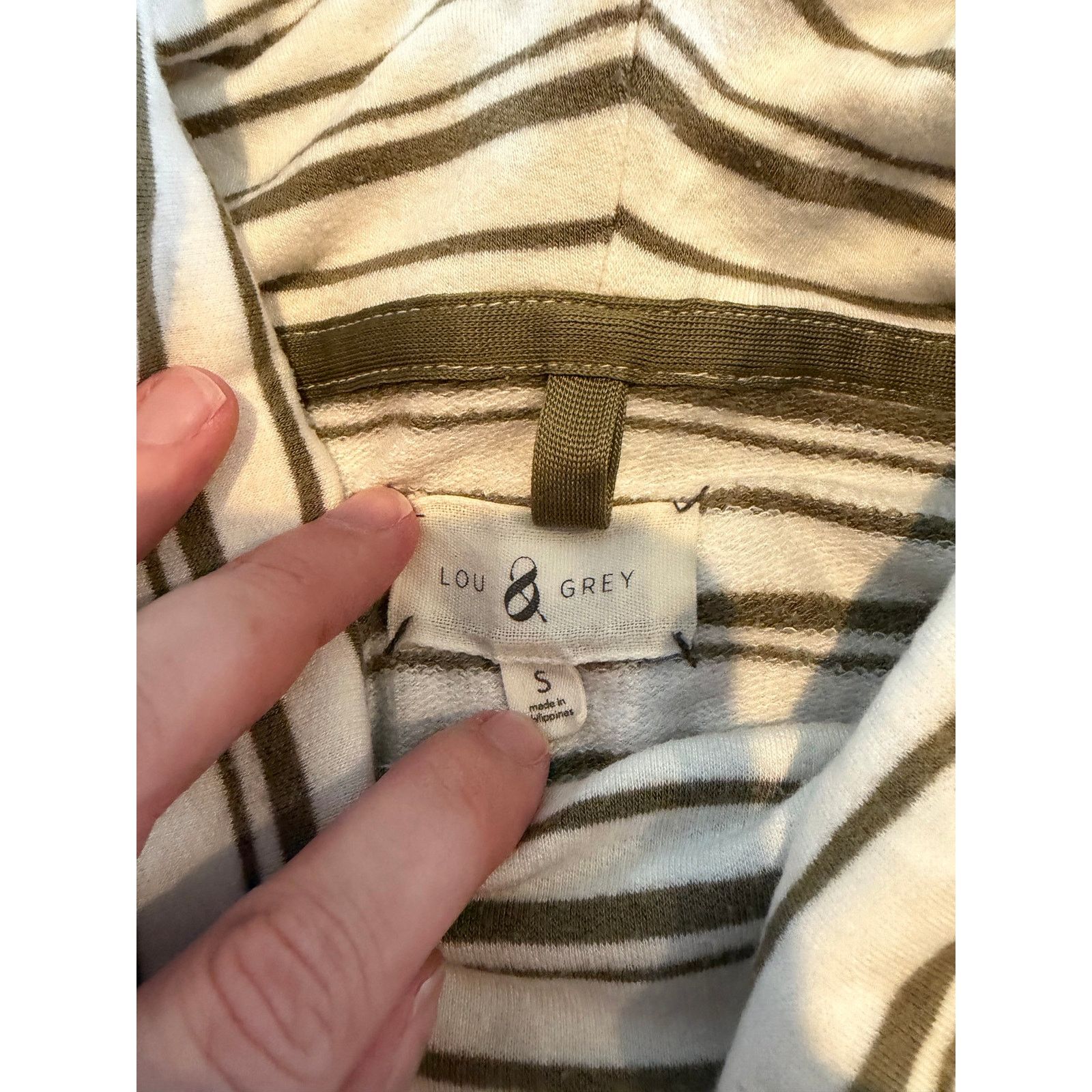 Lou & Grey Lou & Grey oversized striped cowl neck sweater small Size S / US 4 / IT 40 - 3 Thumbnail