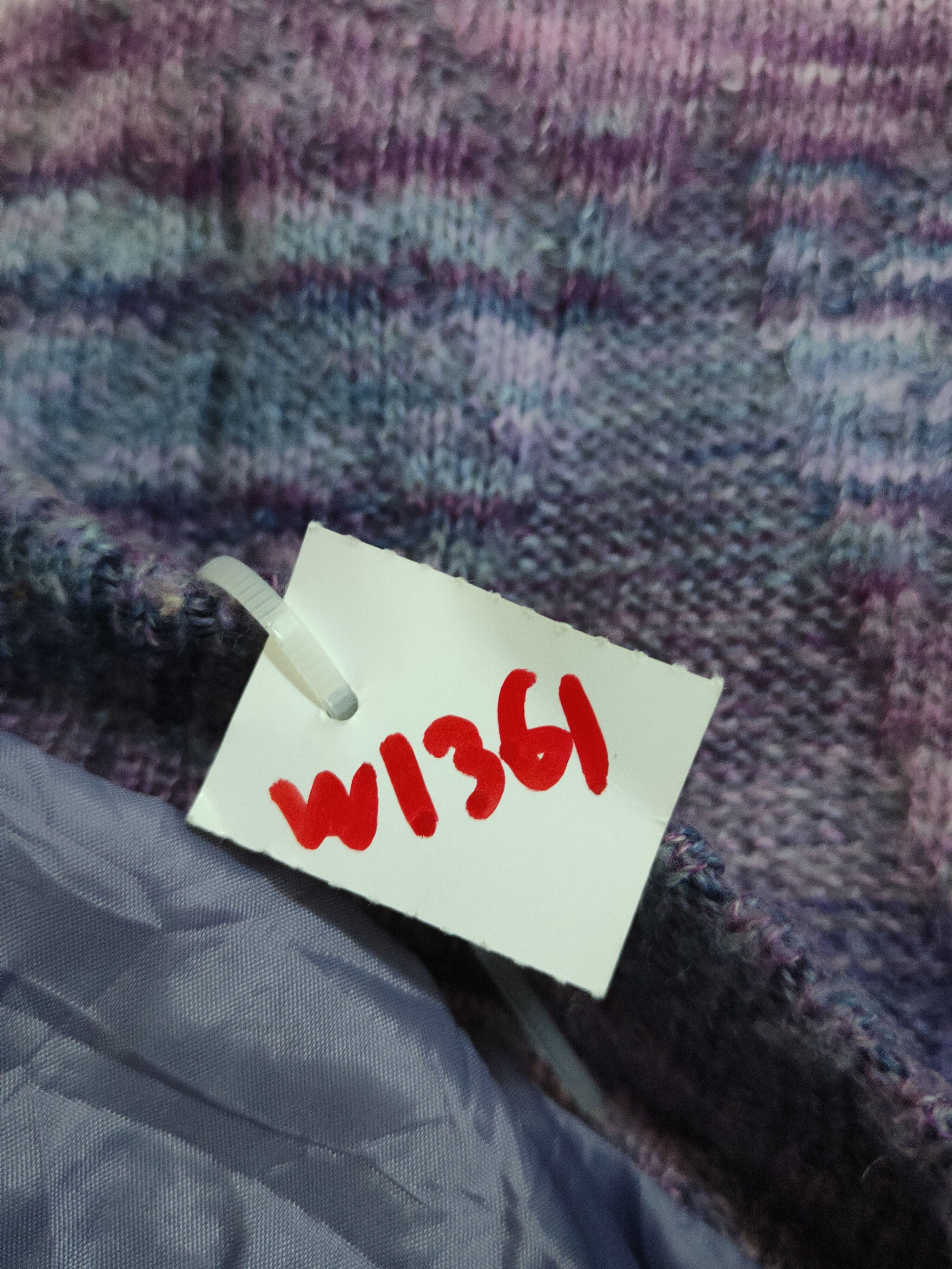 Japanese Brand × Vintage Japanese Brand Purple Knitwear Sweaters #W1361 Size L / US 10 / IT 46 - 12 Thumbnail