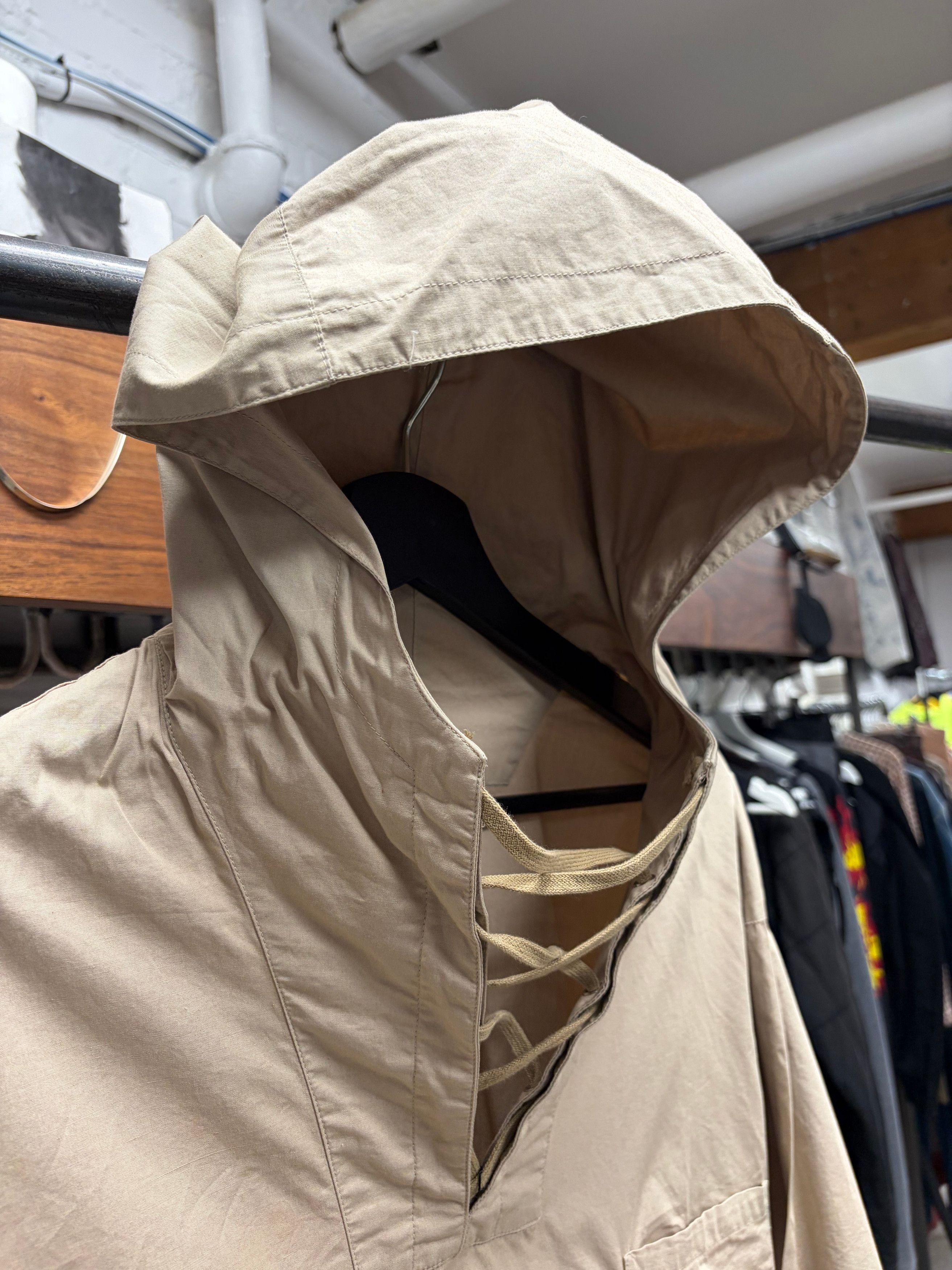 Helmut Lang Vintage Helmut Lang Military Hooded Anorak ‘Smock’ Jacket Size US S / EU 44-46 / 1 - 2 Thumbnail